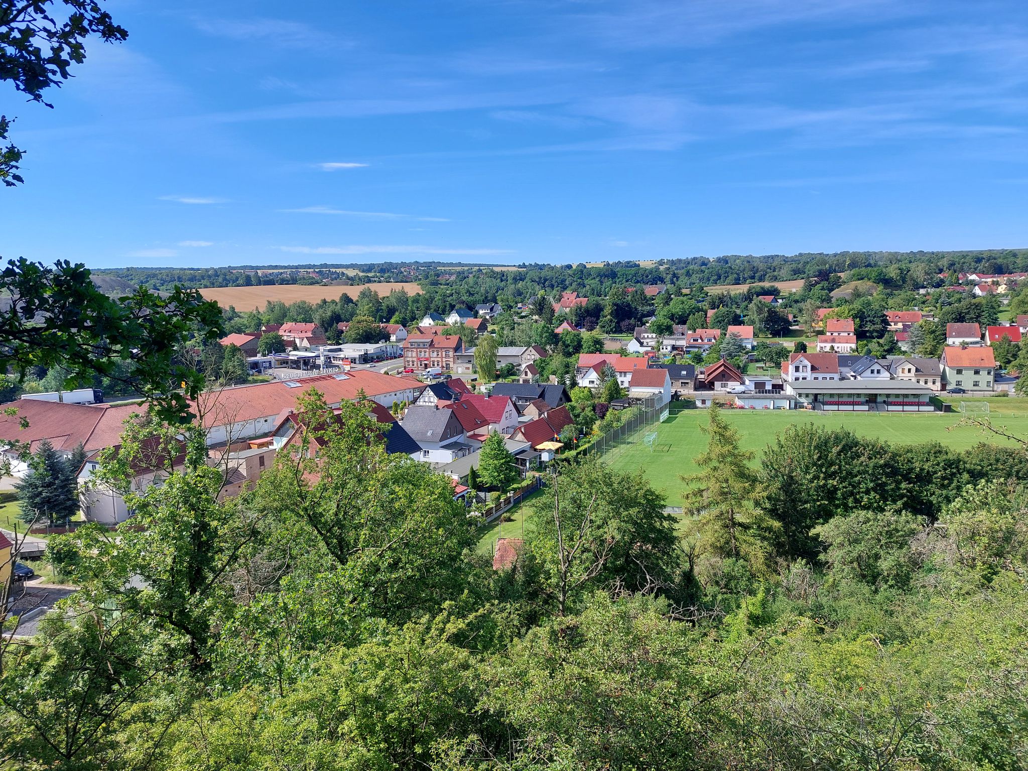 Blick auf Wimmelburg