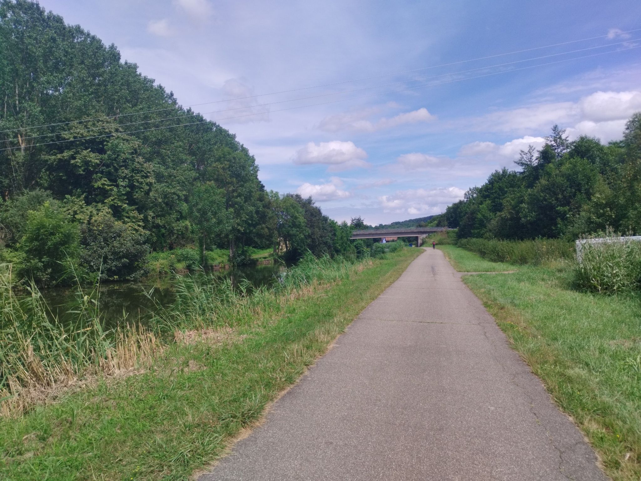 Radweg EV6 am RR-Kanal