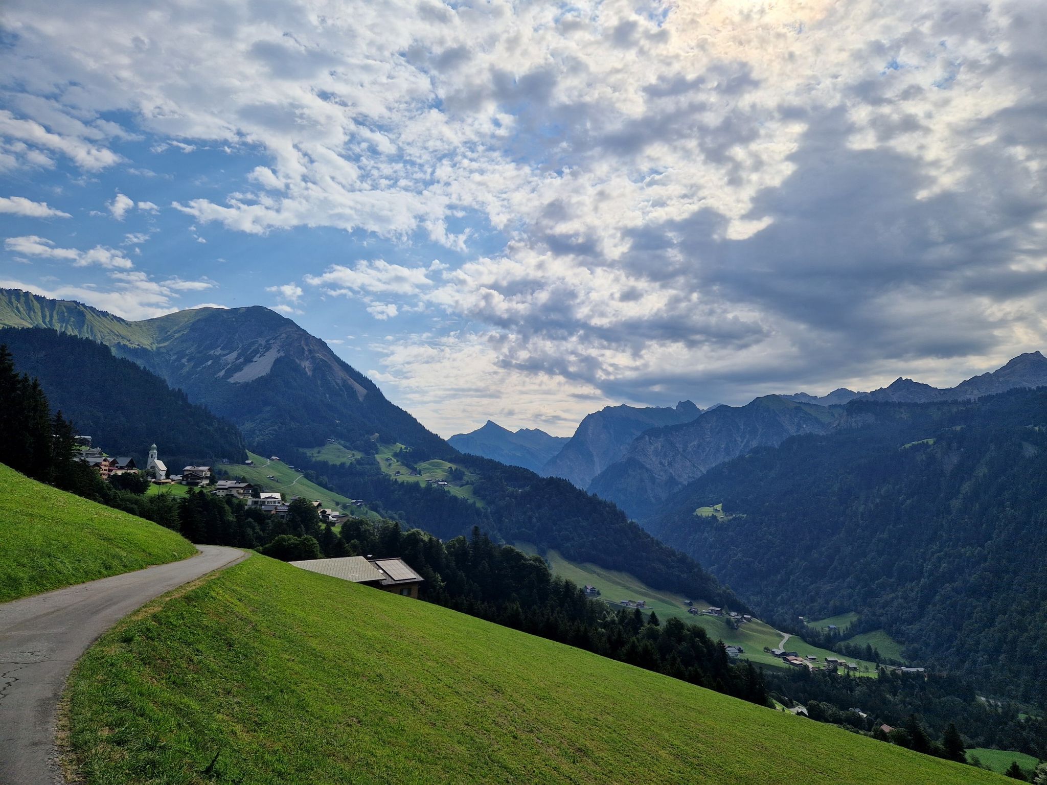 Blick ins Große Walsertal