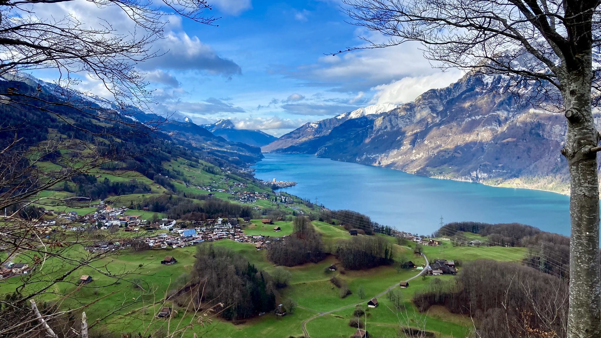 Sicht auf Oberterzen