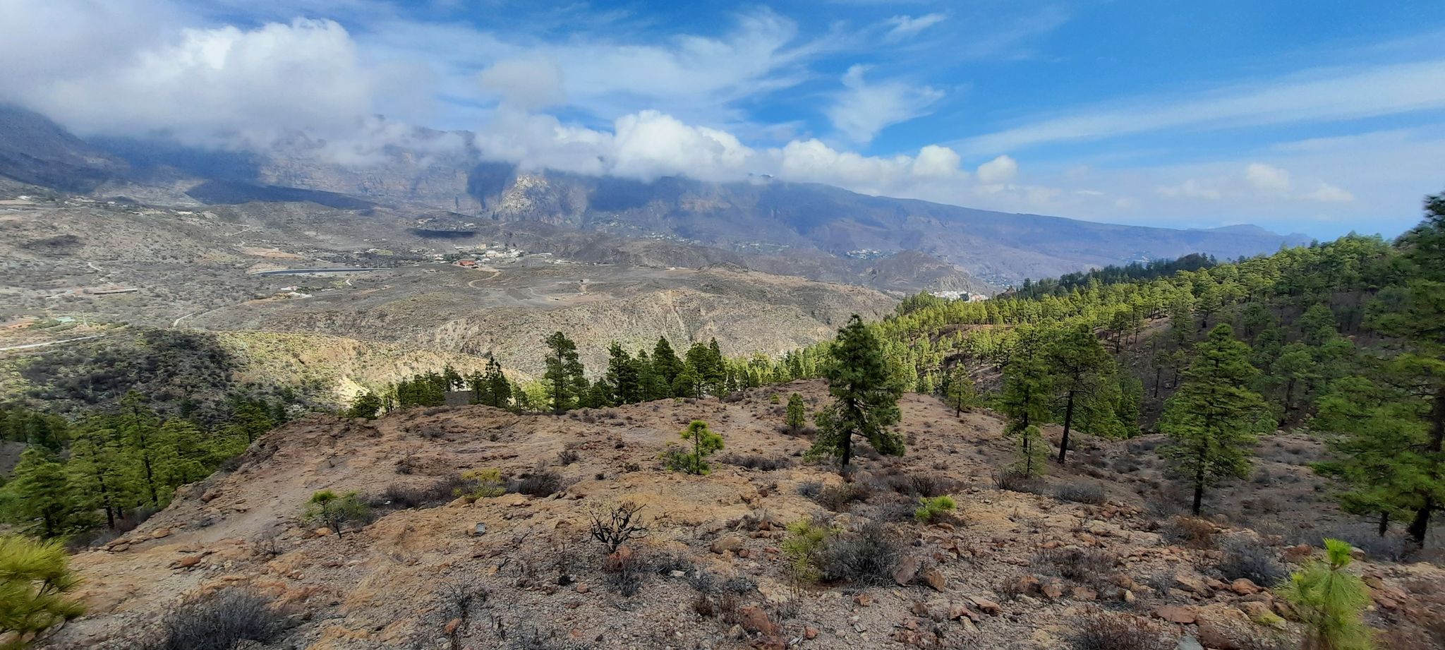 wunderschöner Blick auf die Bergwelt von Gran Canaria