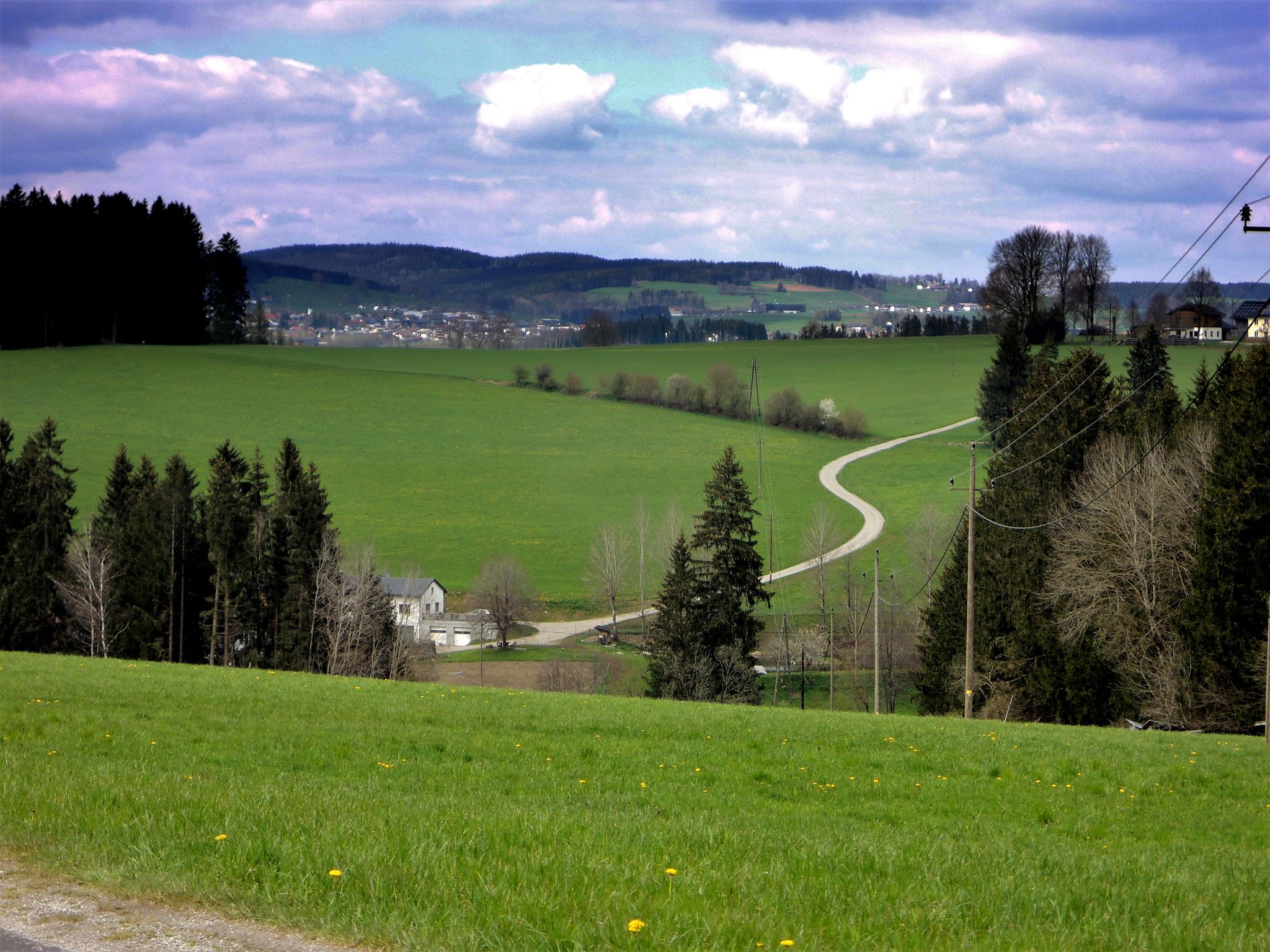 Von "Glashütten" ein Blick zurück auf die Tour.