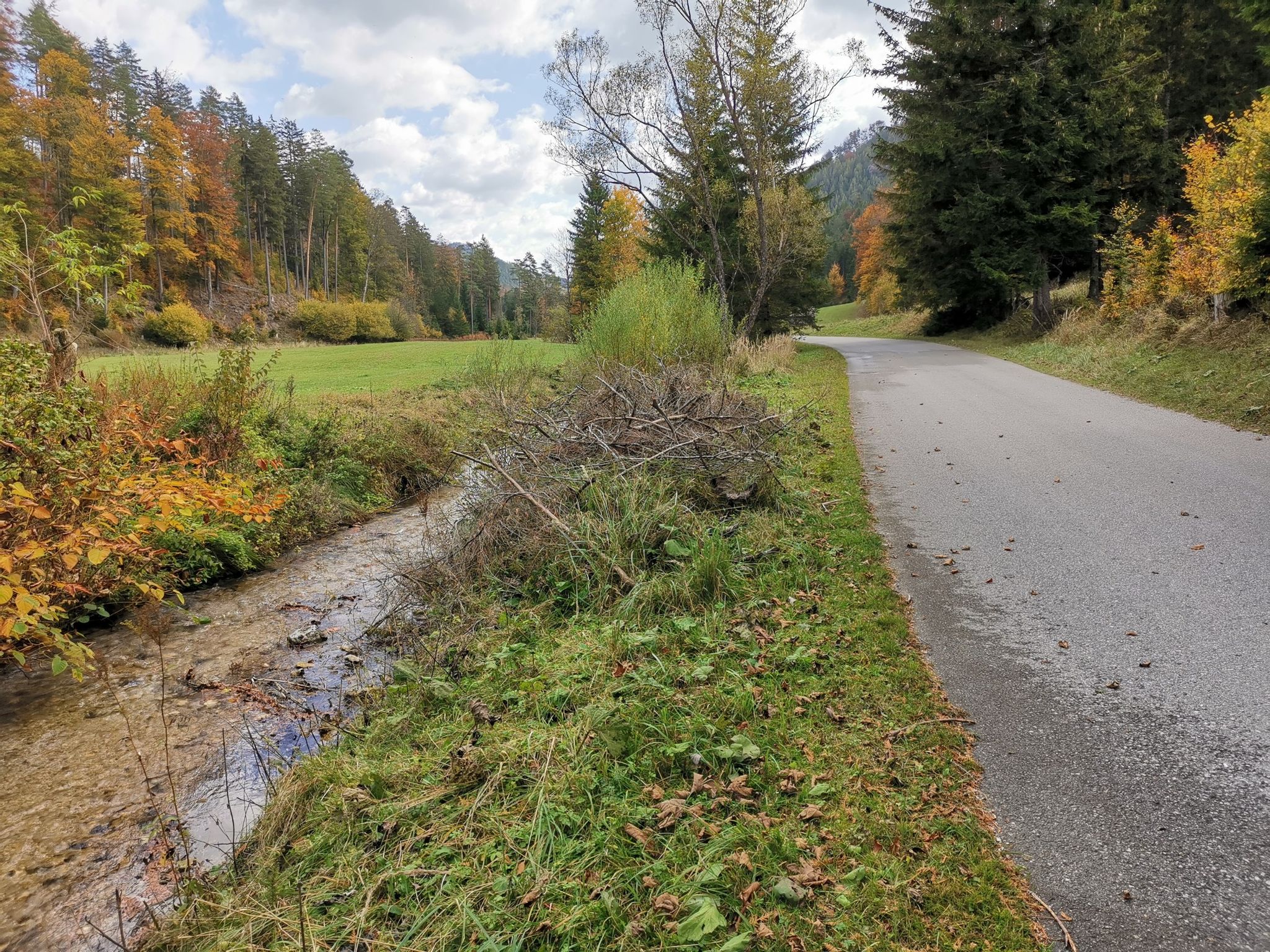 Immer der Steinapiesting entlang