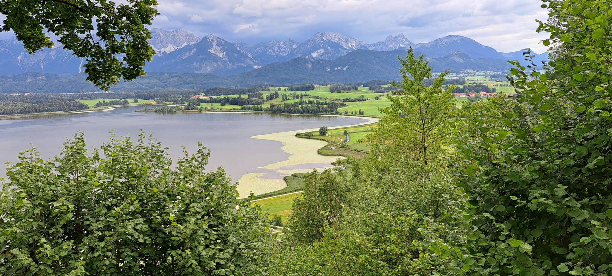 Ausblick von Hopfenburg  Auf Hopfensee