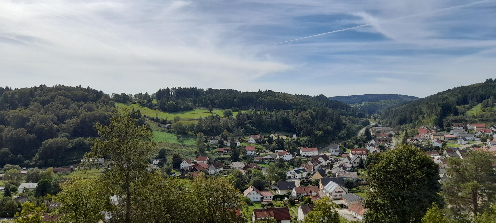 Blick über Neufra/Hohenzollern