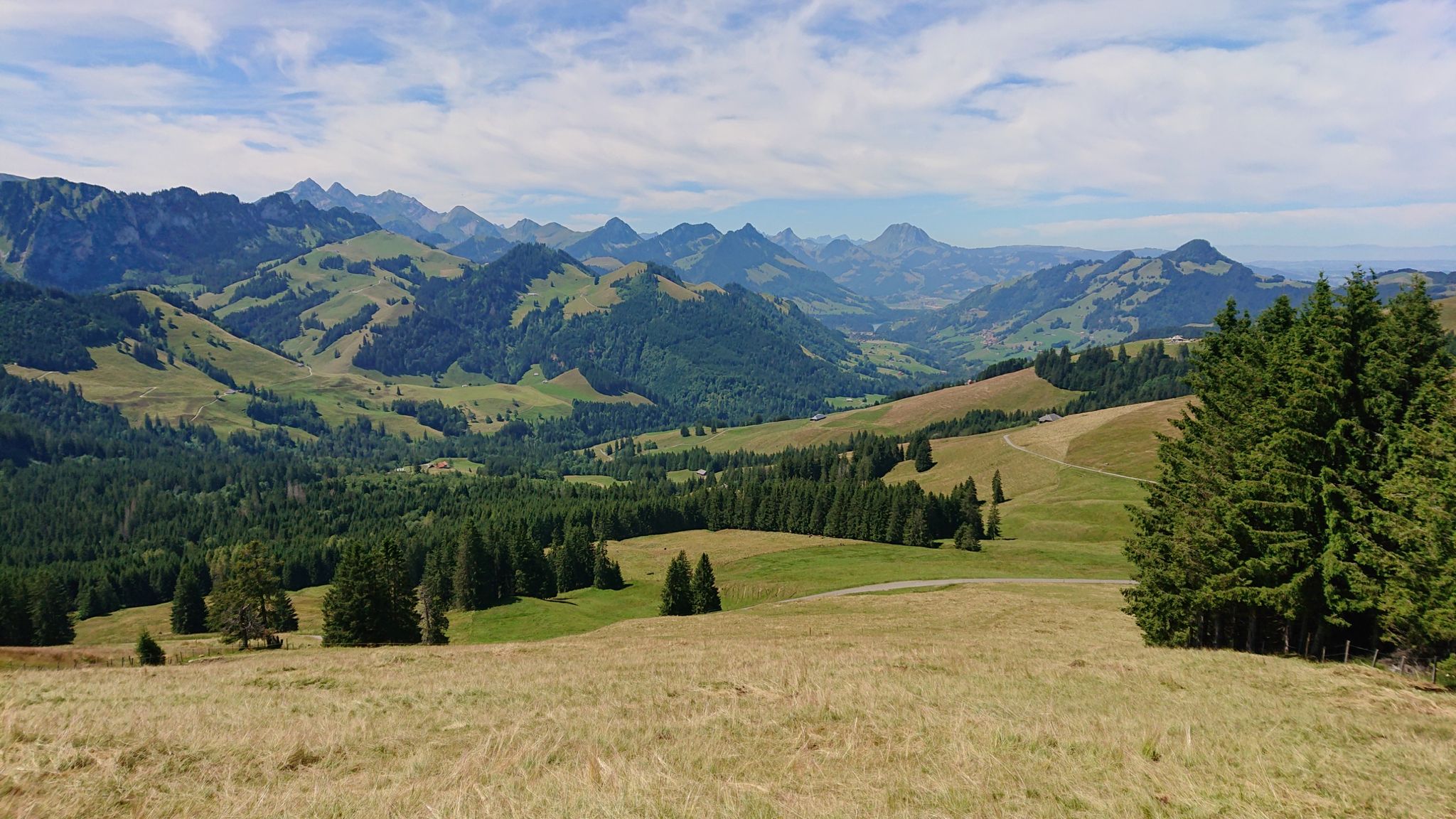 Abstieg zur l'Auta Chia