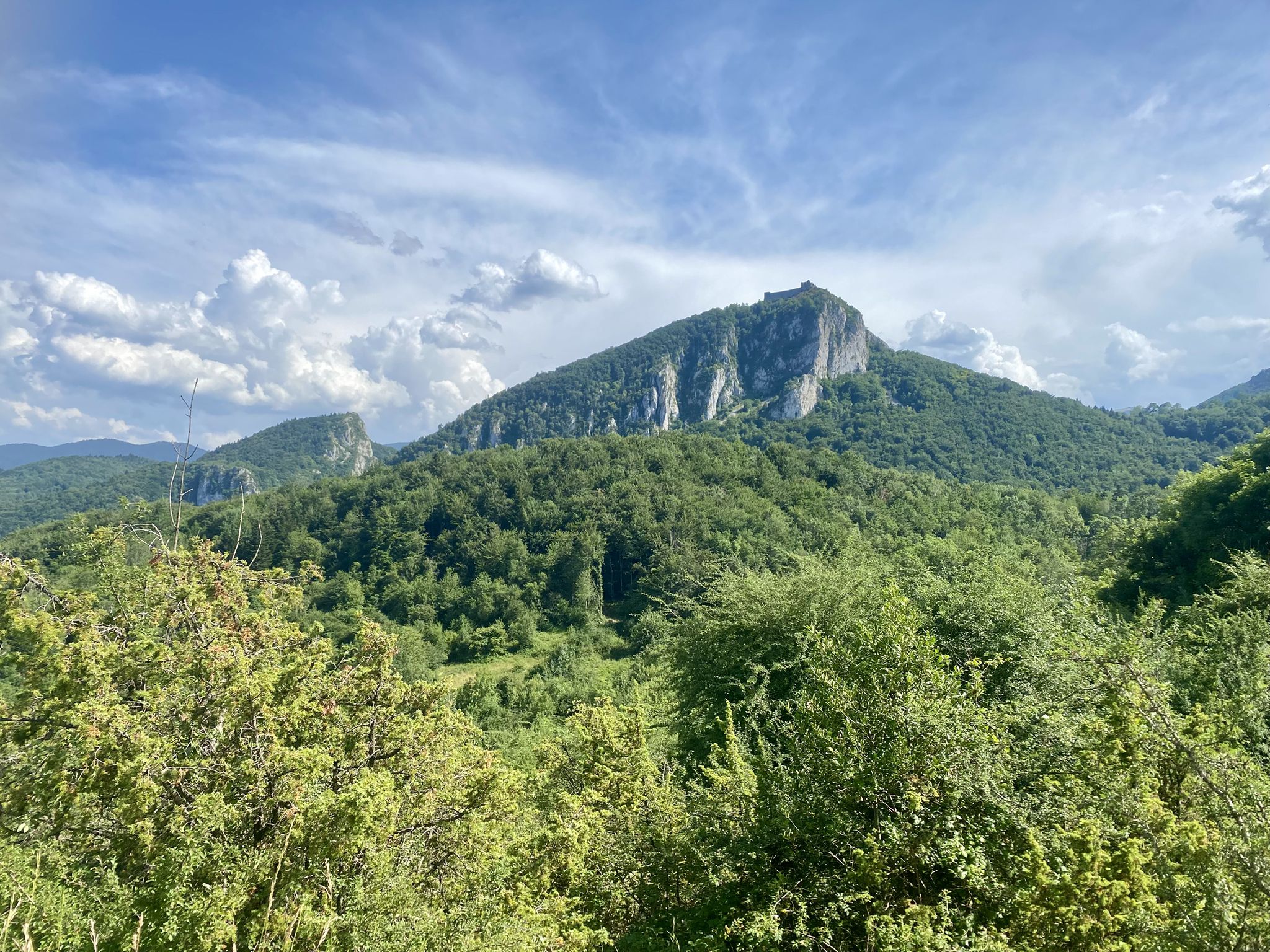 Blick zurück zum Montségur
