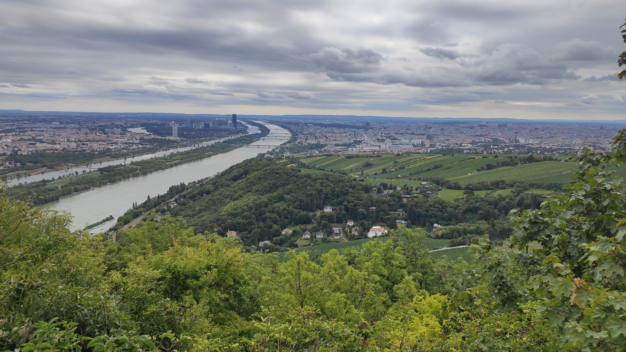 Sicht auf Wien vom Leopoldsberg