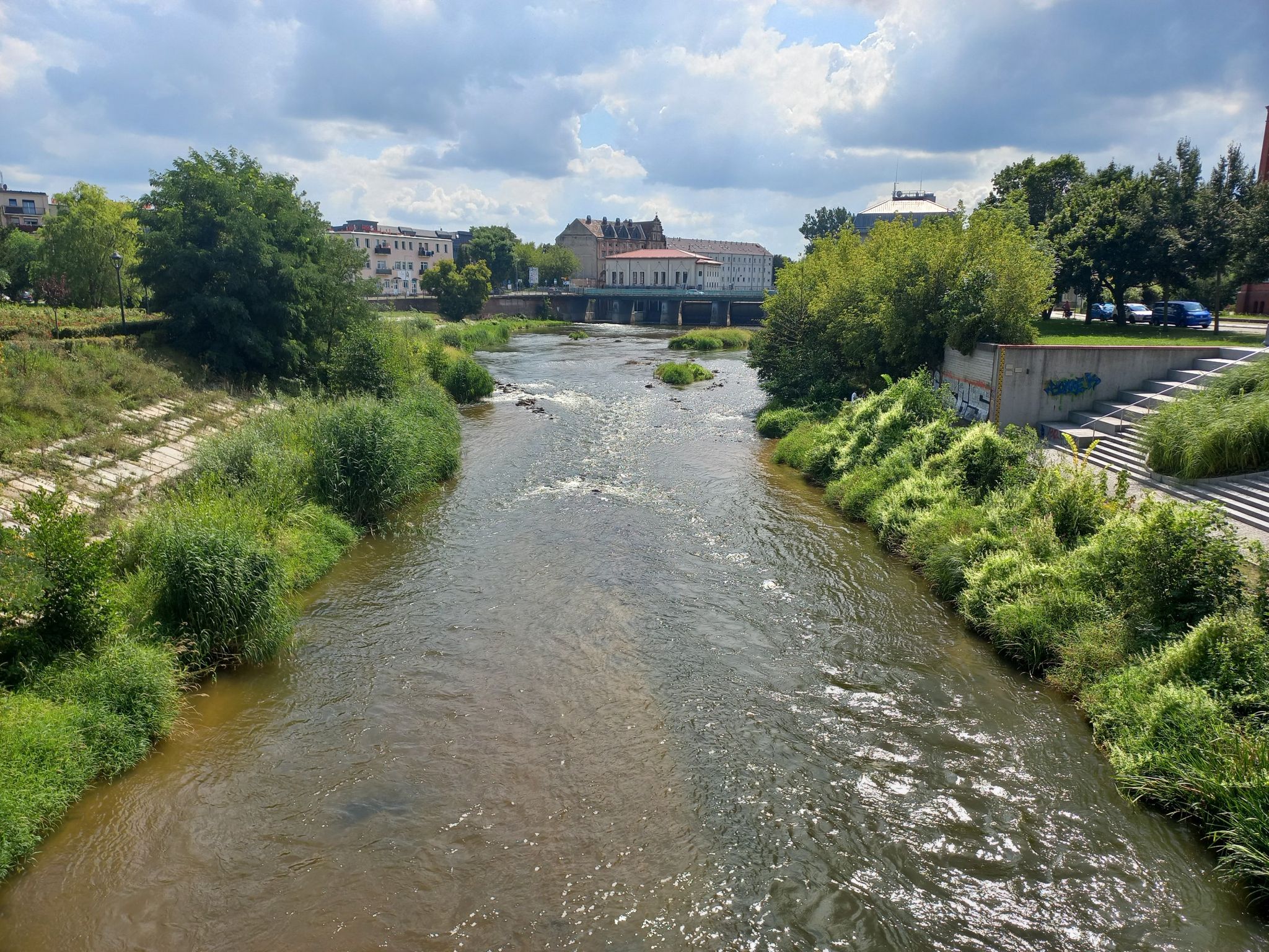 Blick von der Neißebrücke