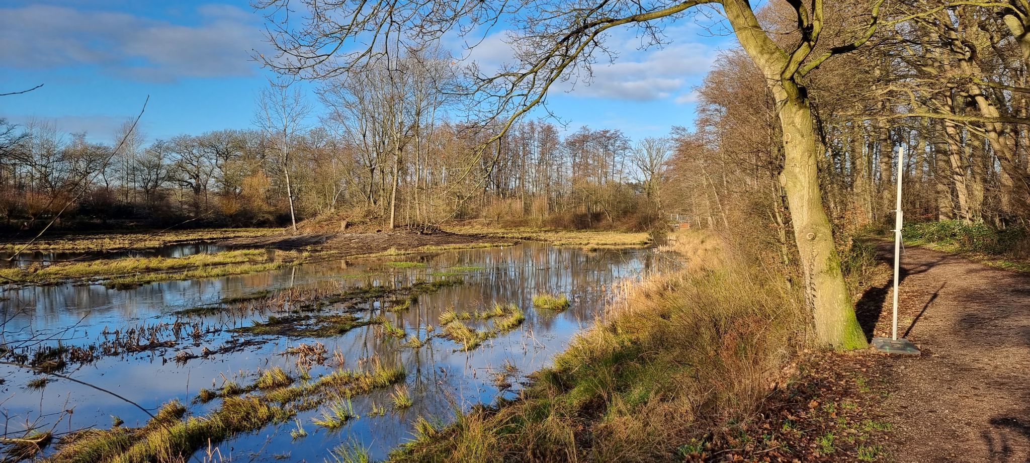 Düpenau durch den See. Ganz schlechte Idee, sehr teuer