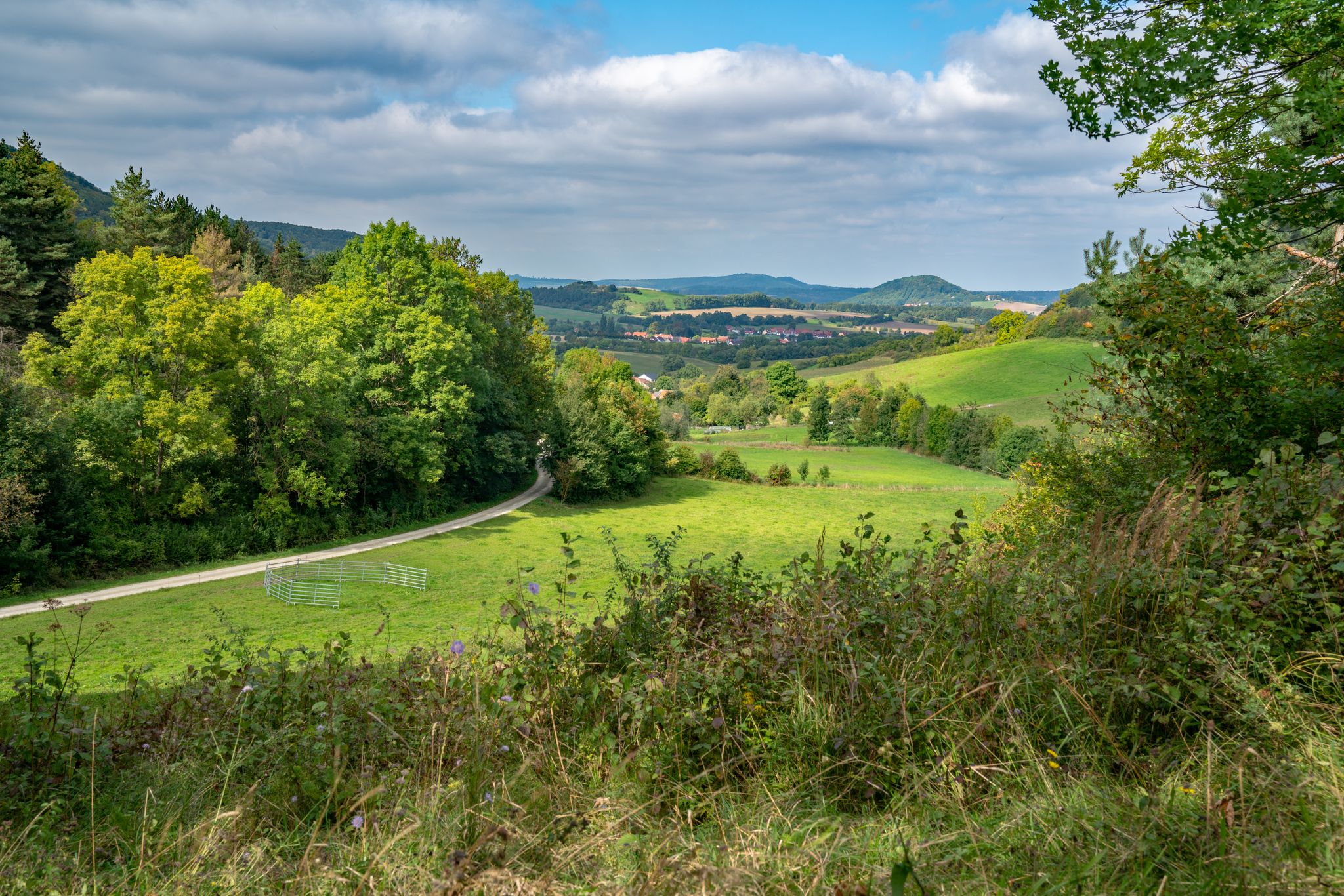 Blick auf Schönhagen und Richteberg
