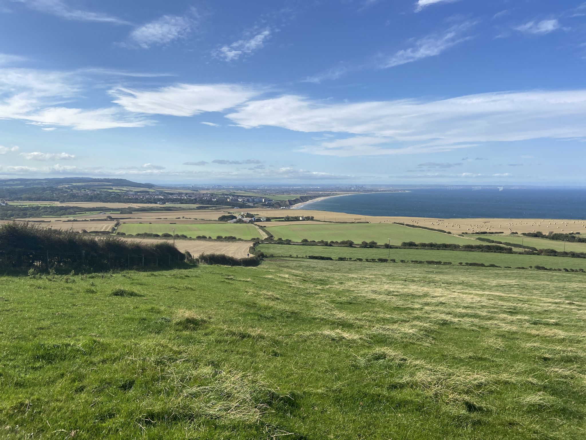 The view from Warsett Hill Teeside and beyond