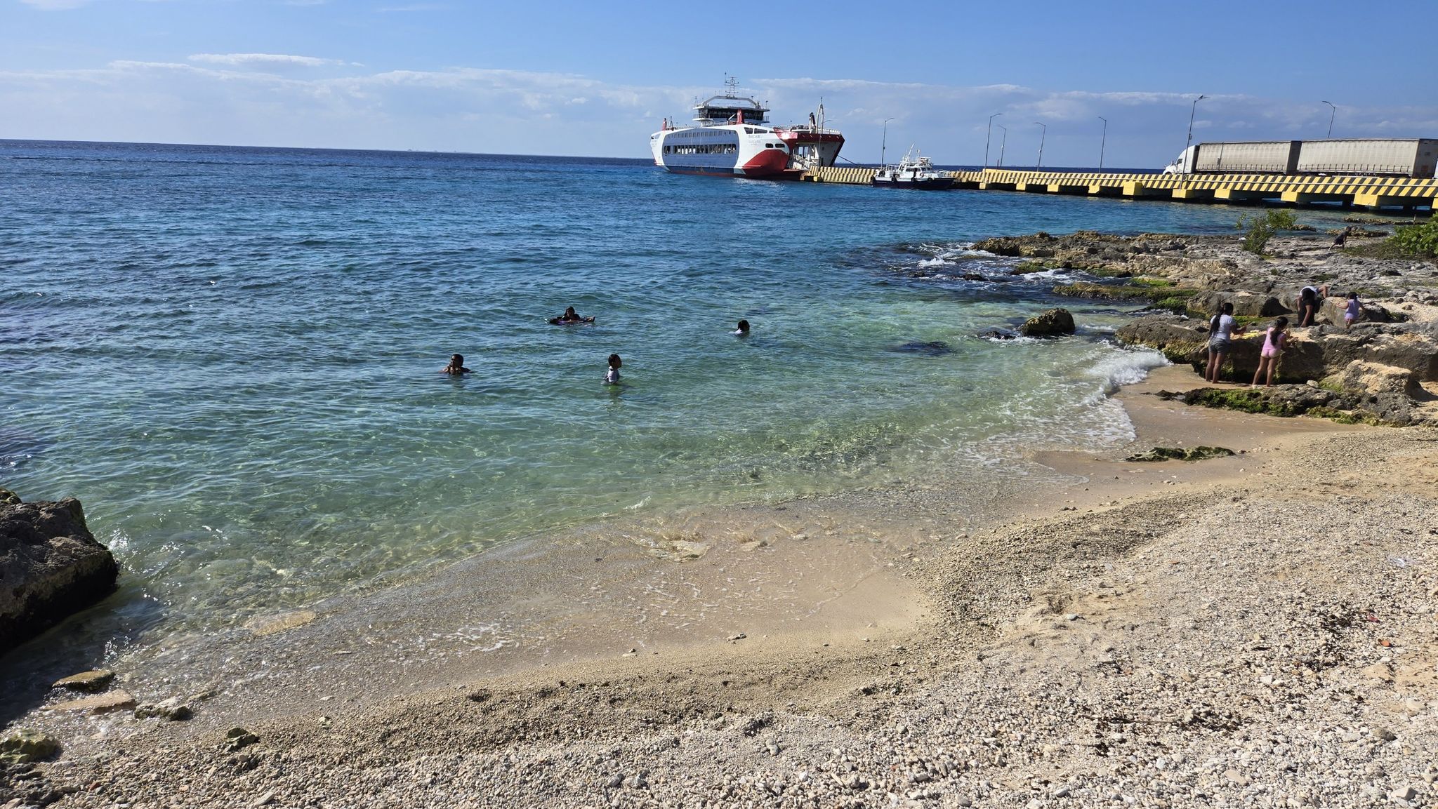 Kleiner Badestrand