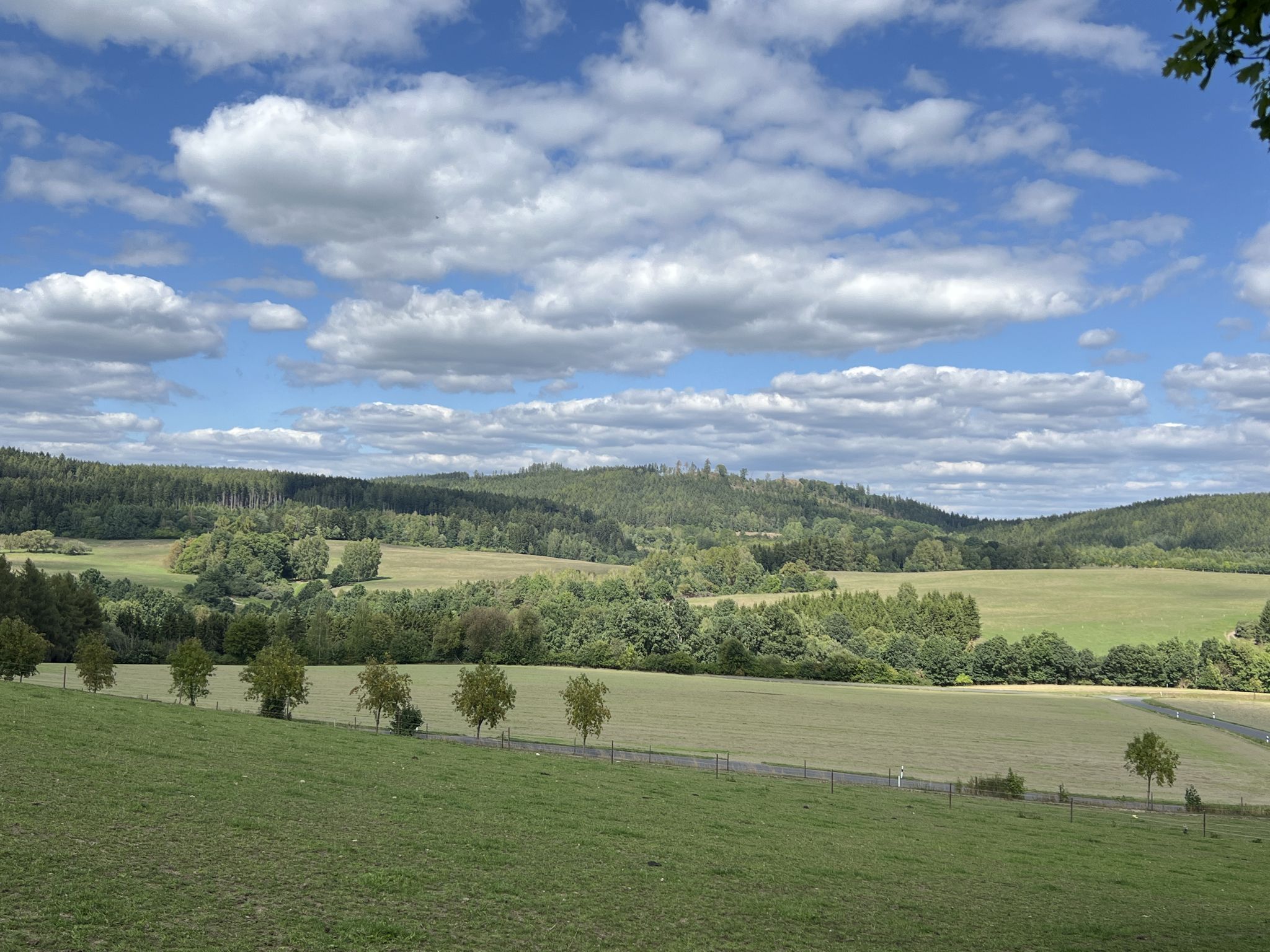 Anstieg nach Hohenberg/Eger