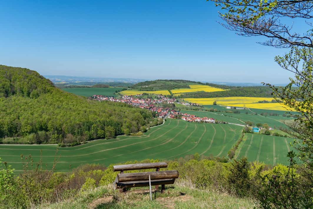 Blick auf Sonnenstein und Holungen