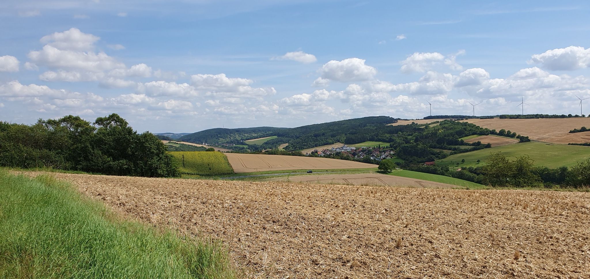 Werntal oberhalb von Thüngen