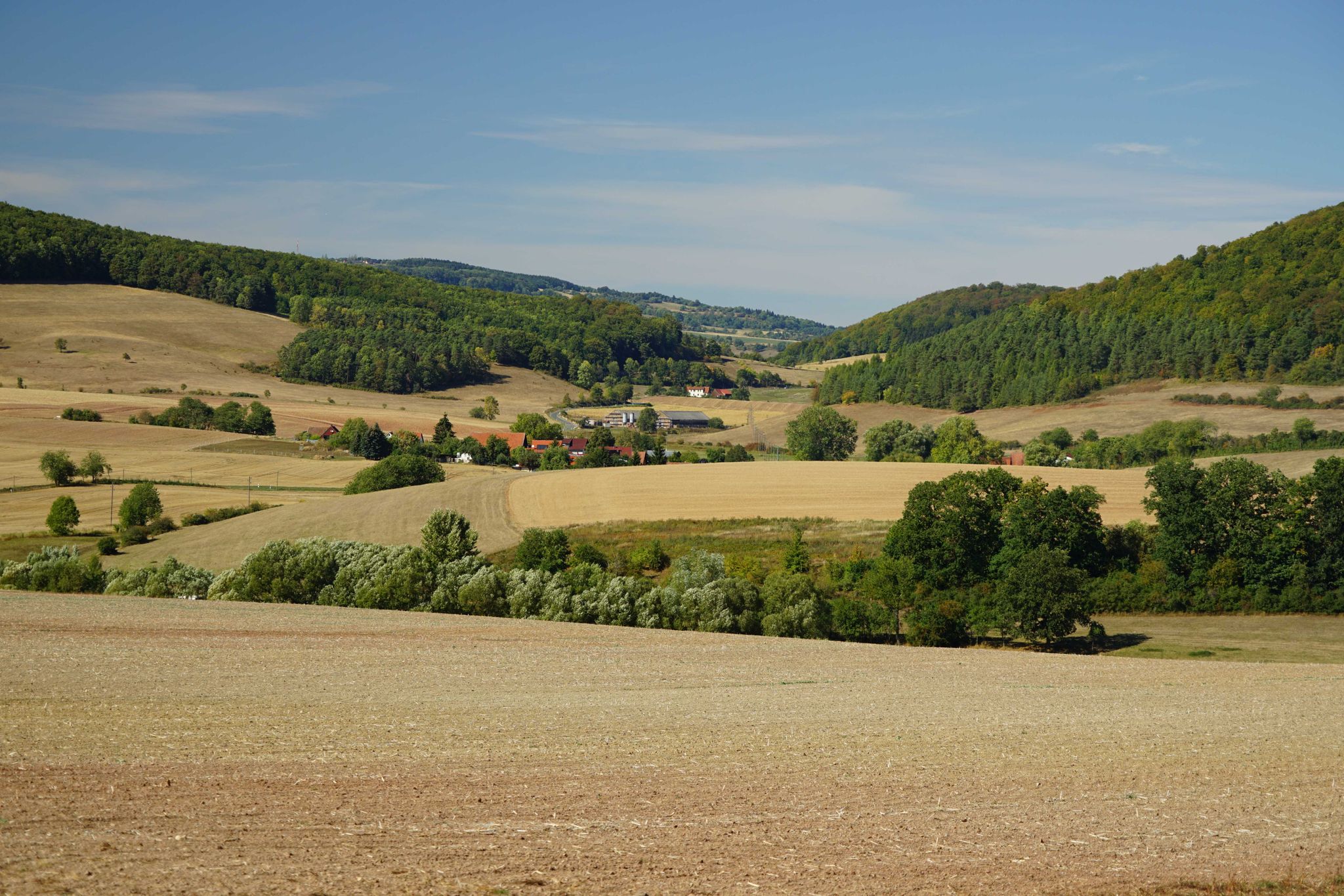 Blick in Richtung Haselbach