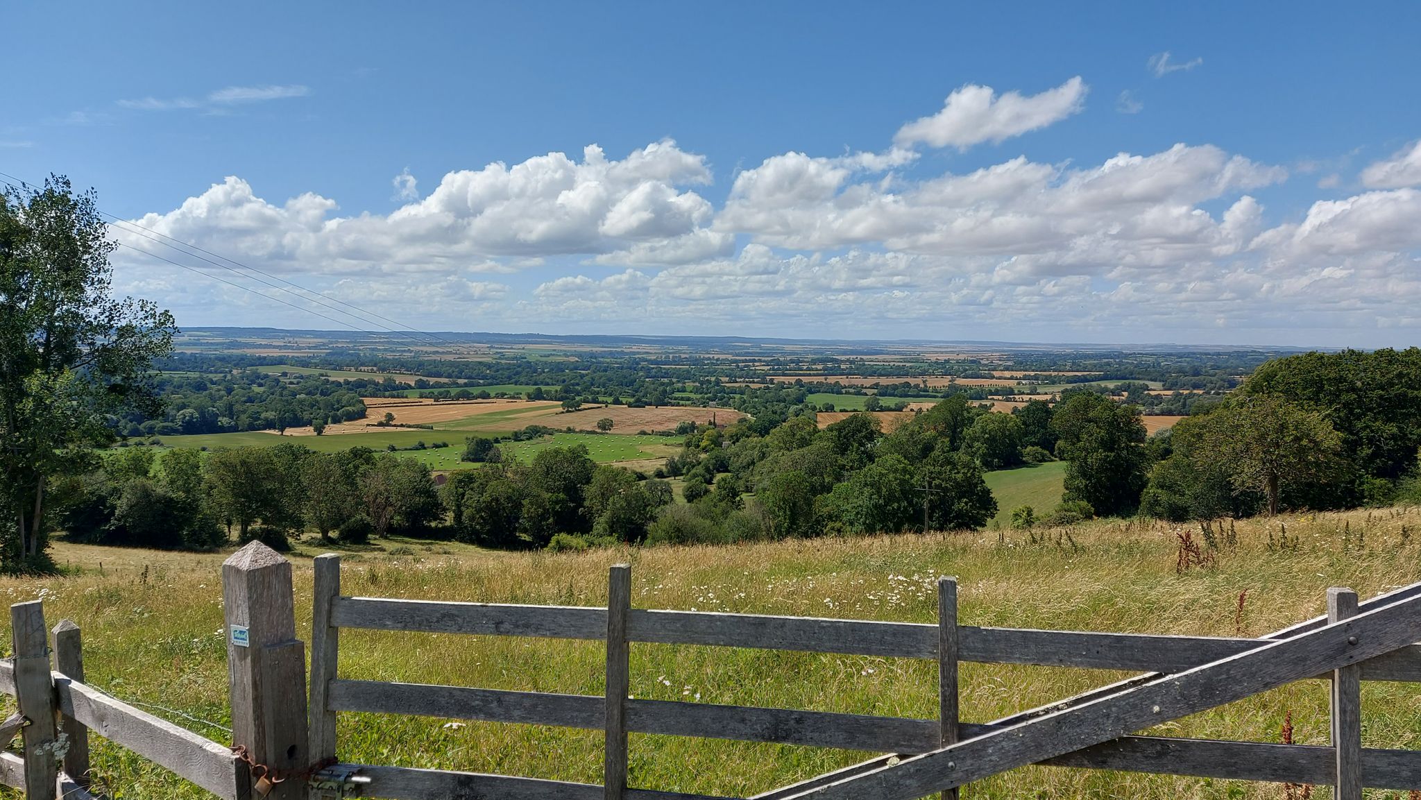 vue du champ de bataille depuis le Mont-Ormel