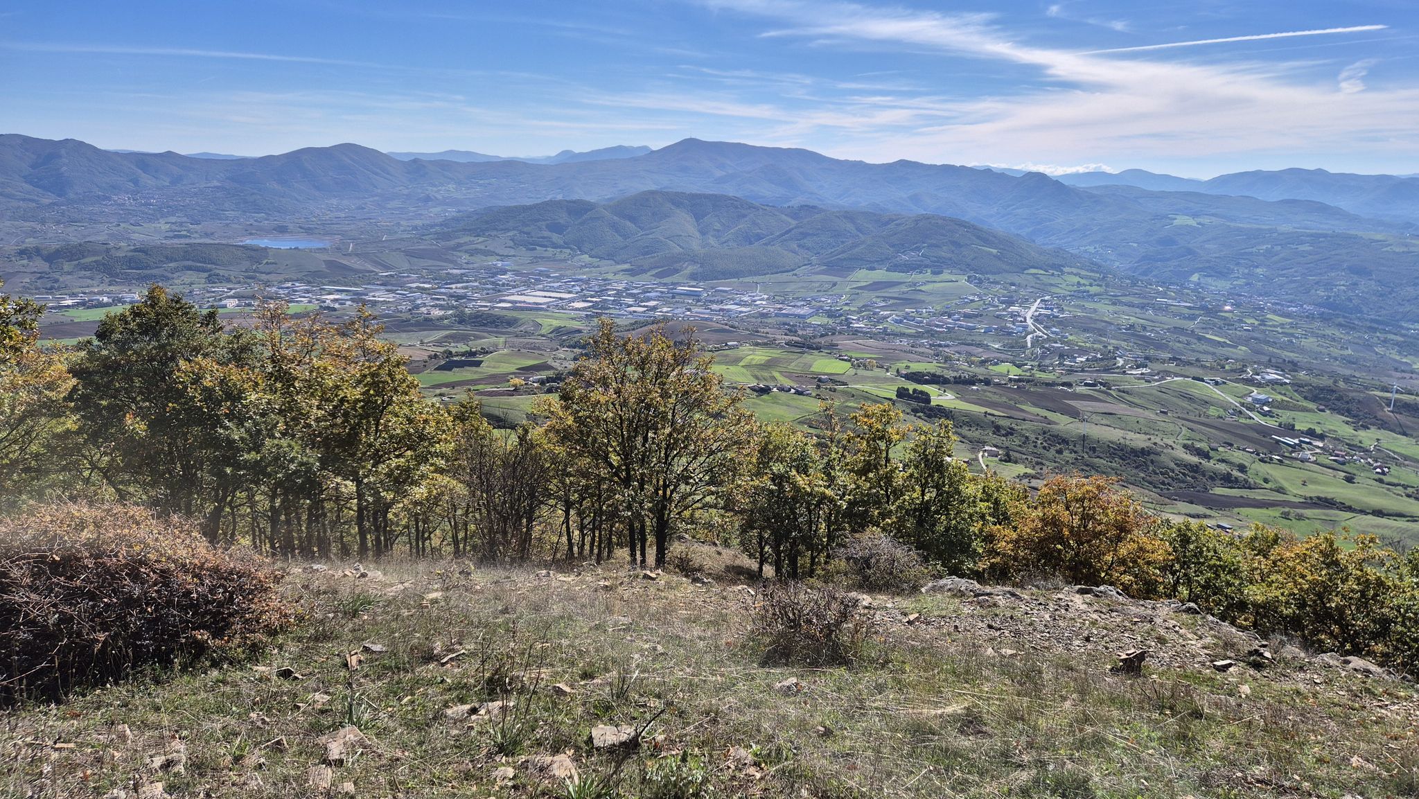 Vista dal Monte Li Foj (seconda cima verso Picerno)