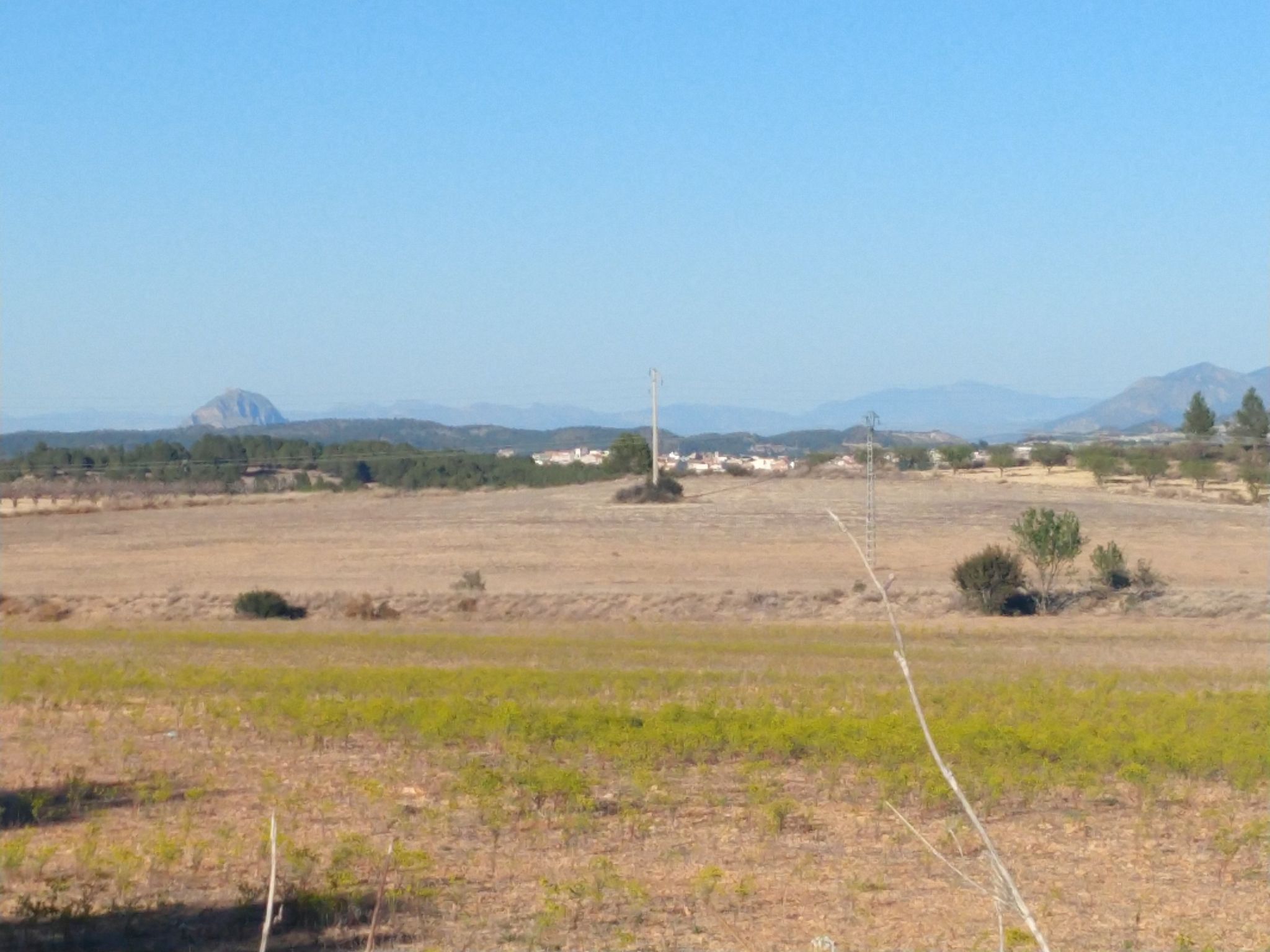 Blick vom Start und Zielort