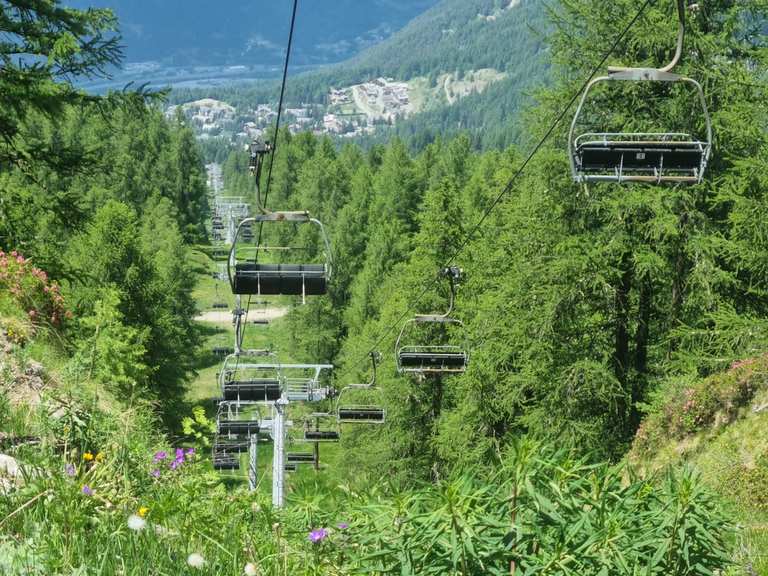 MTB Gran Bosco da Salbertrand, col Blegier, Genevris, Colle di ...