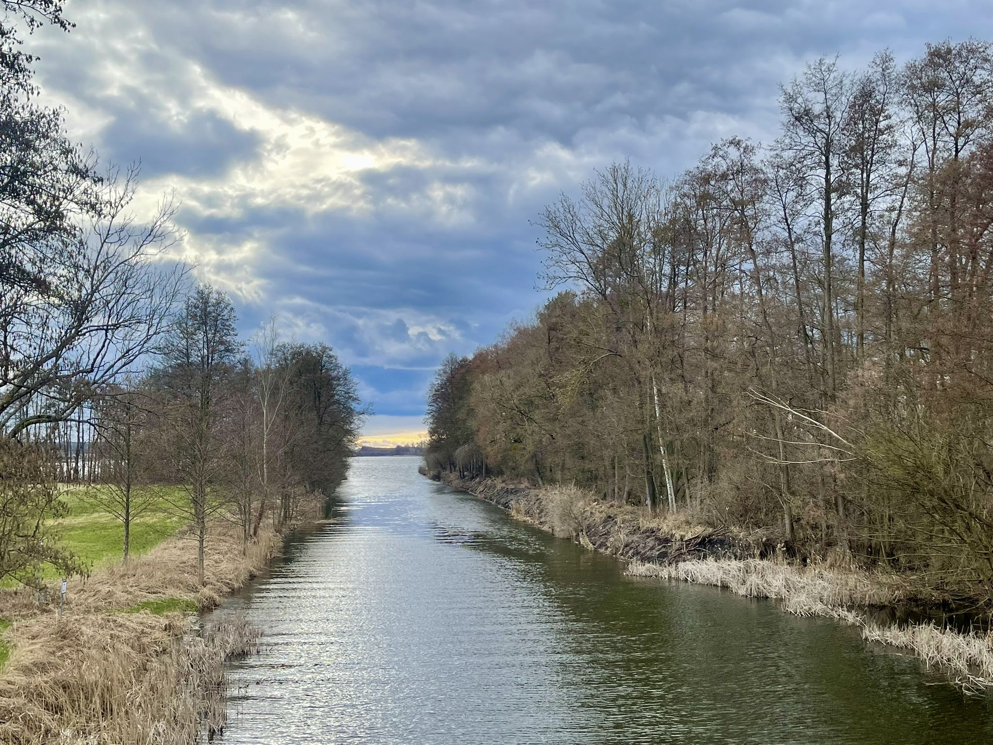 Kammerkanal, kurz vor Einlauf in den Woblitzsee