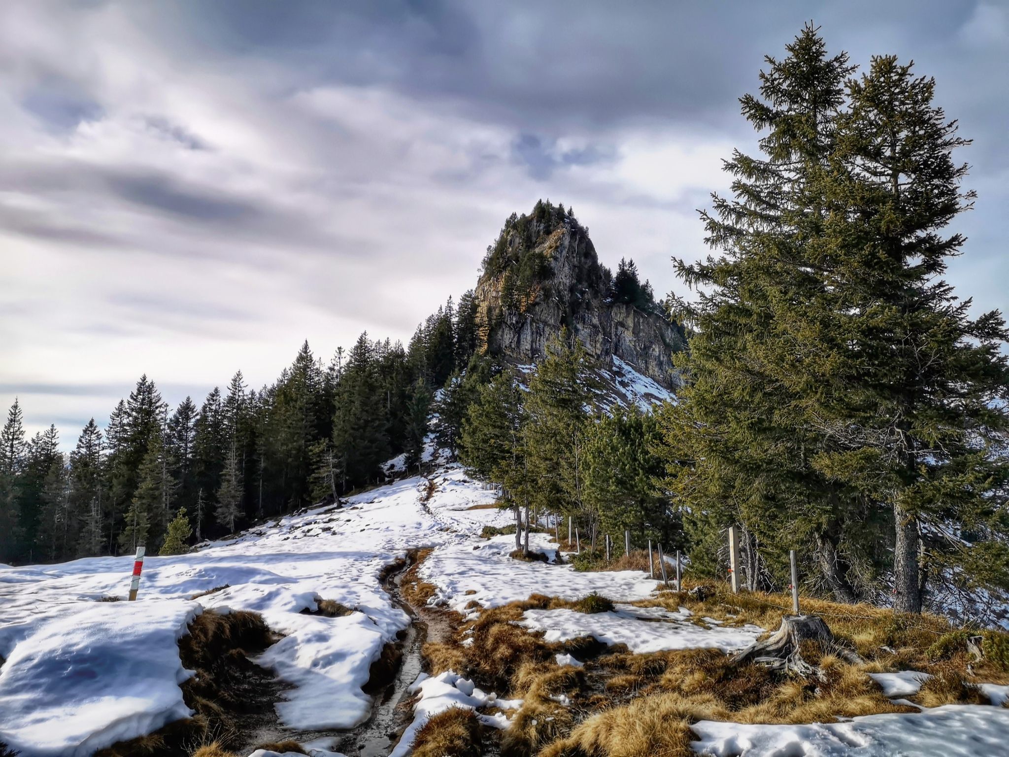 Blick zurück zum Rot Dossen, ein imposanter Anblick 🤩🤩