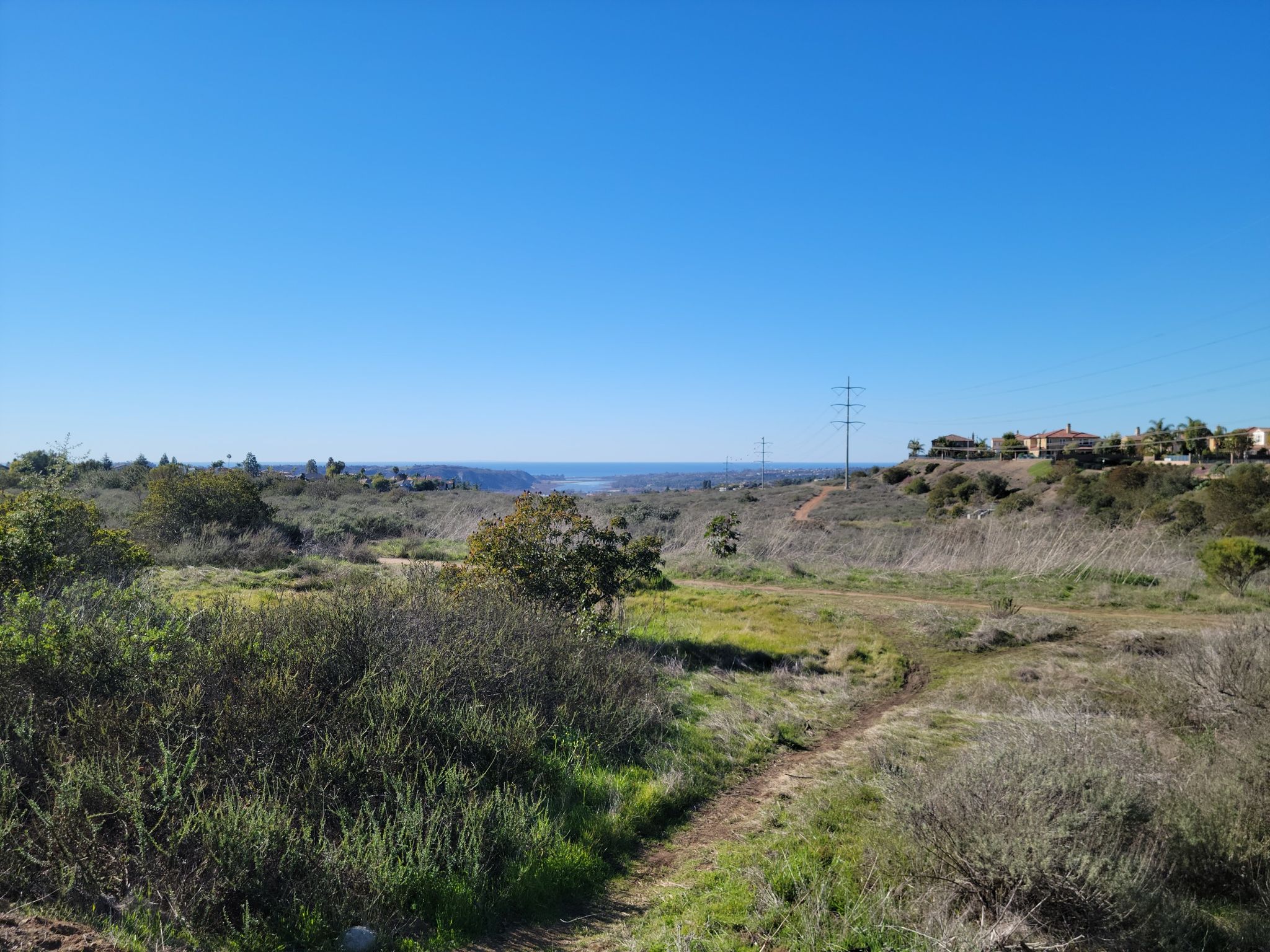 view from Carlsbad fire station