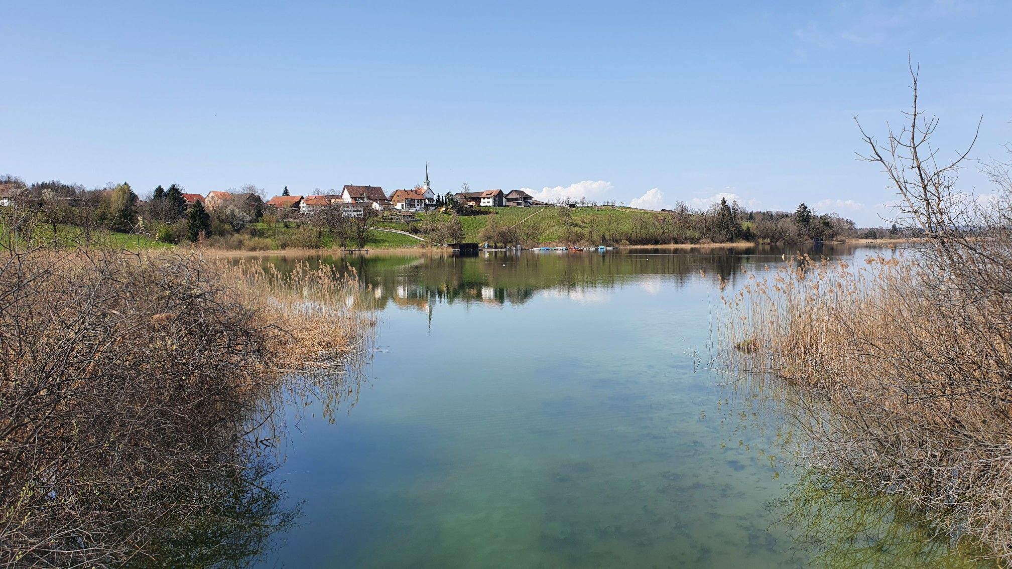 Blick auf Seegräben