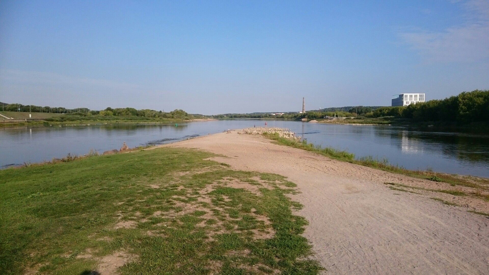 Zusammenfluss von Njemen (Memel) und Neris