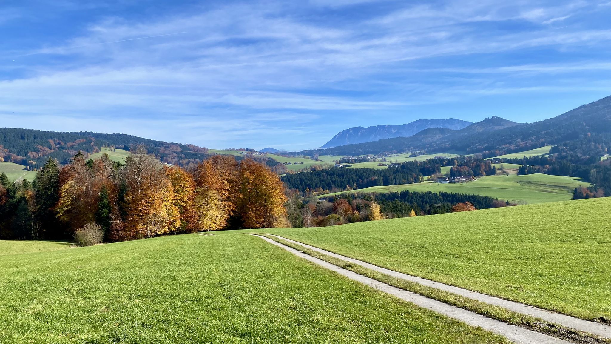 Anzenberg -> Oberaschau -> Attersee