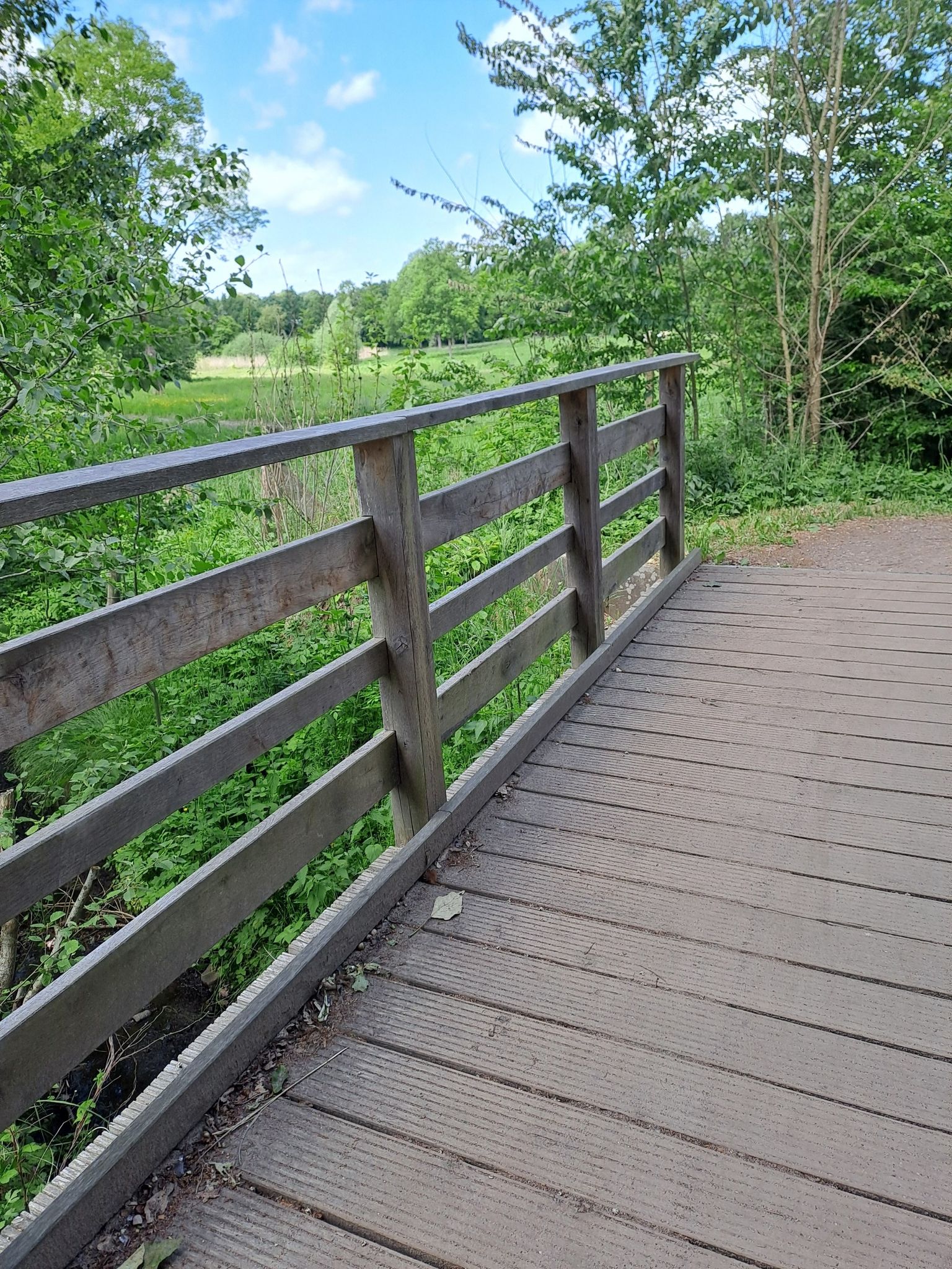 Brücke über den Moorgraben