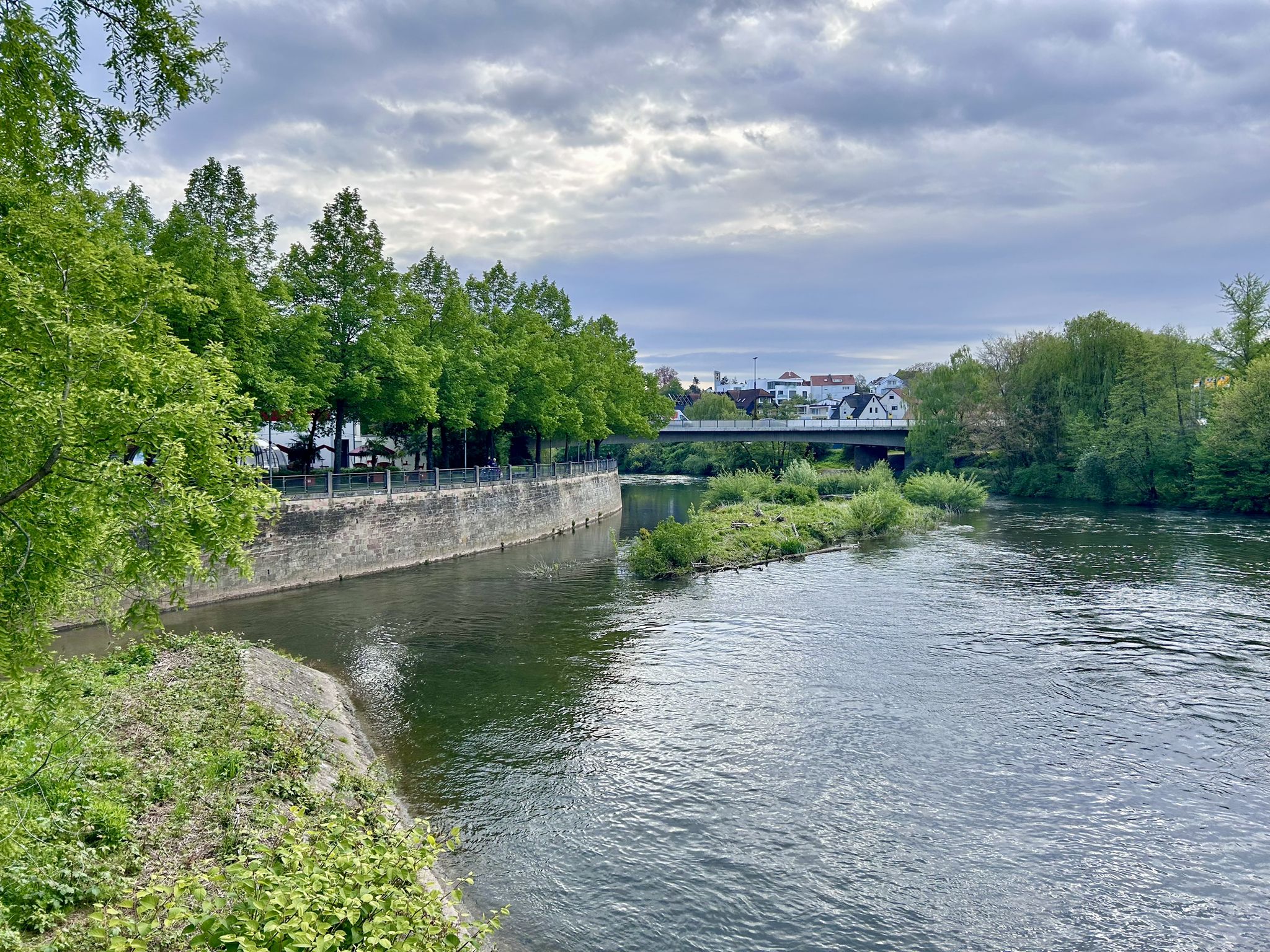 Zusammenfluss Metter und Enz
