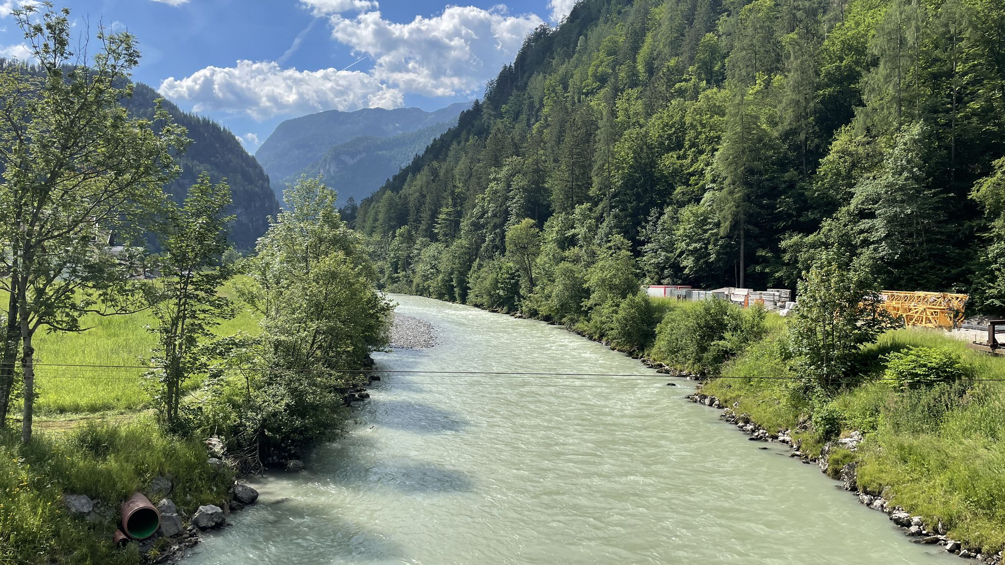 Saalach-Brücke in Weißbach bei Lofer