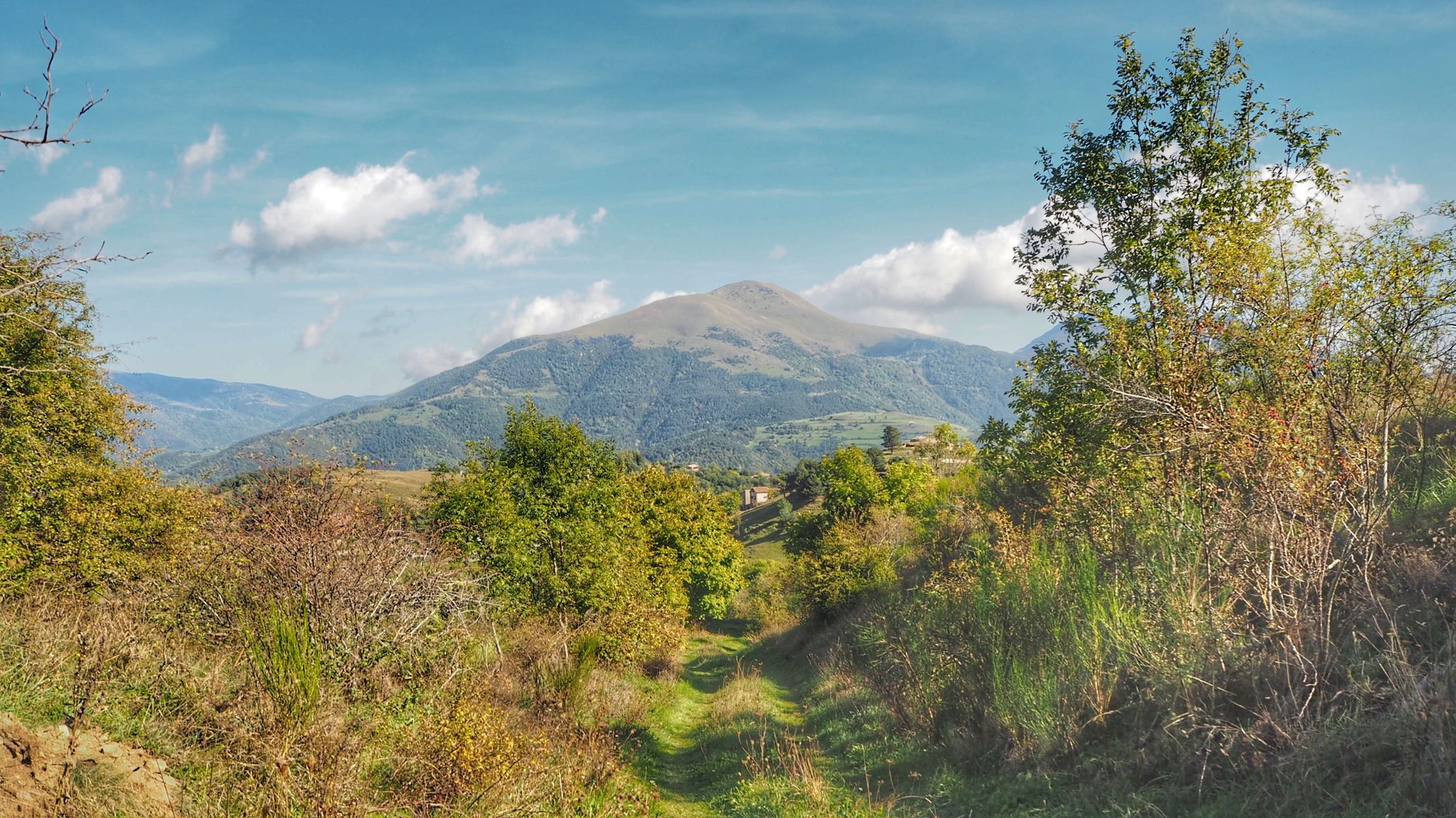 Taga arribant al Coll de Jovell