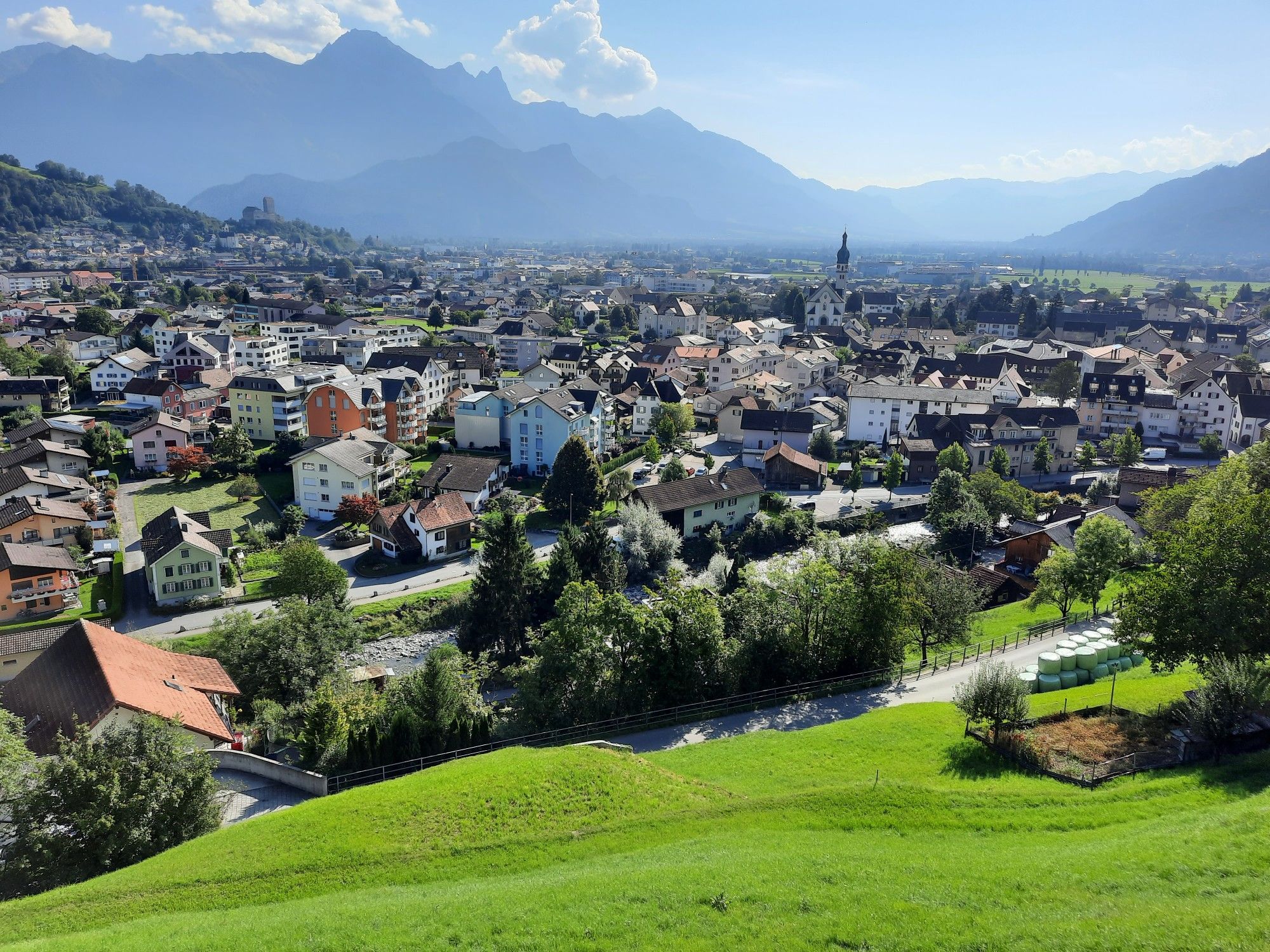 Sargans von Oben