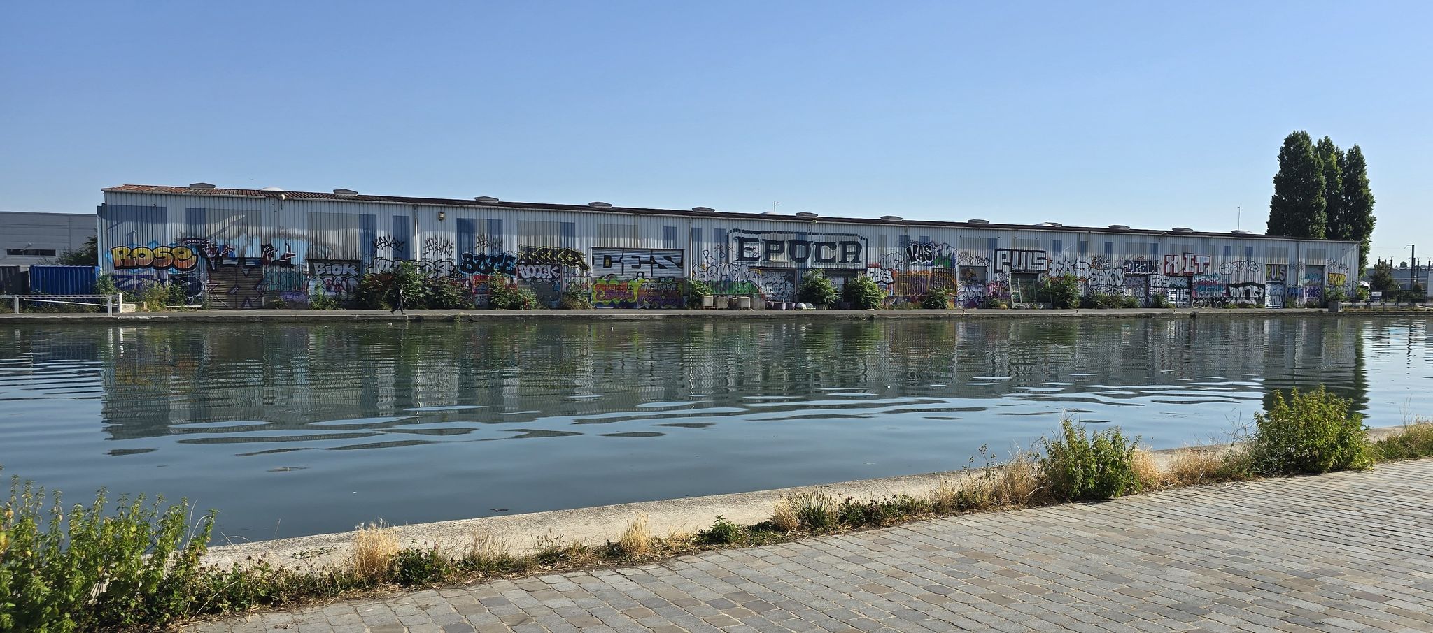 Canal de l'Ourcq. Pantin. Bobigny. 93.