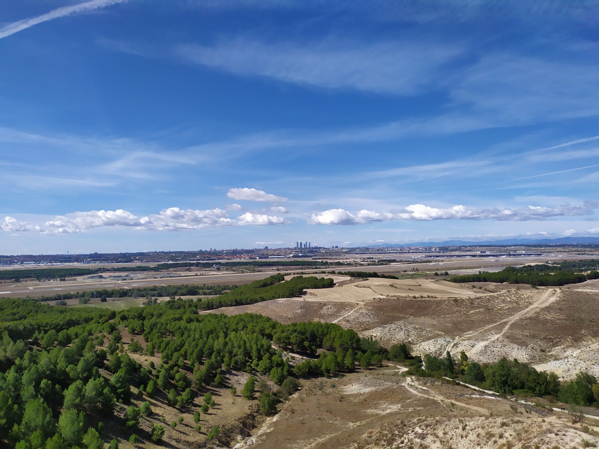 vistas desde encima del bunker