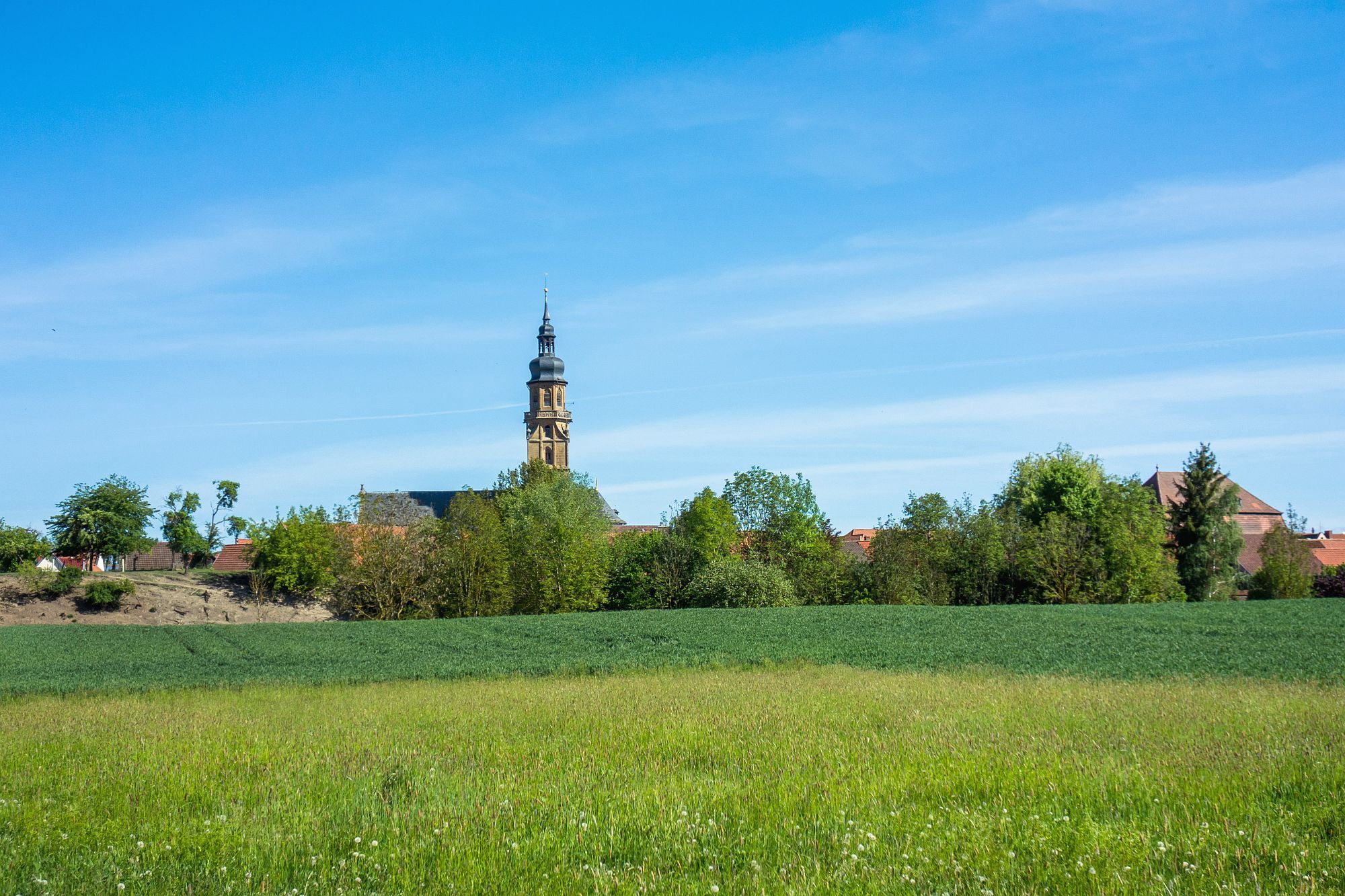Blick auf Bad Königshofen