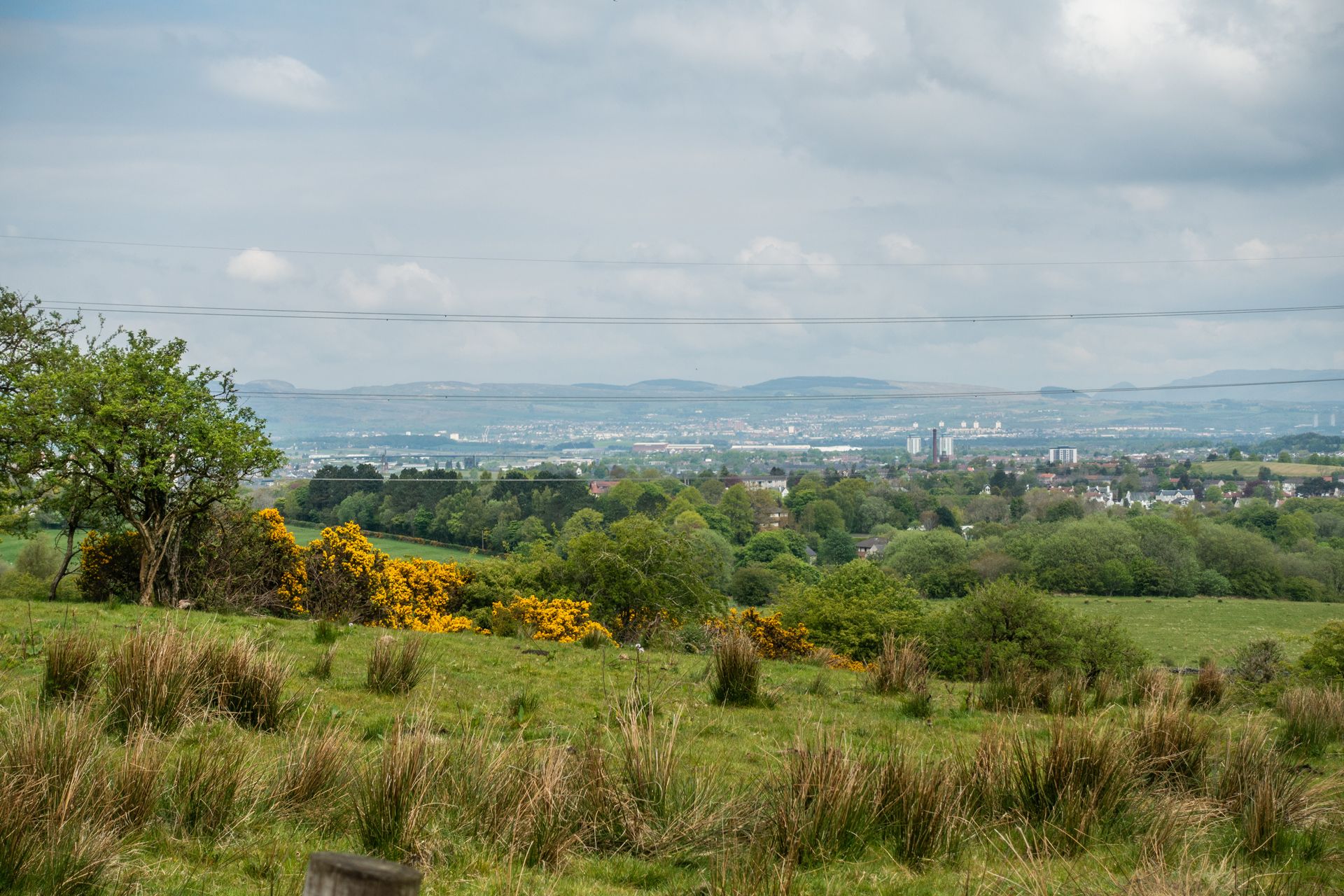 Starting to get a great view across Paisley