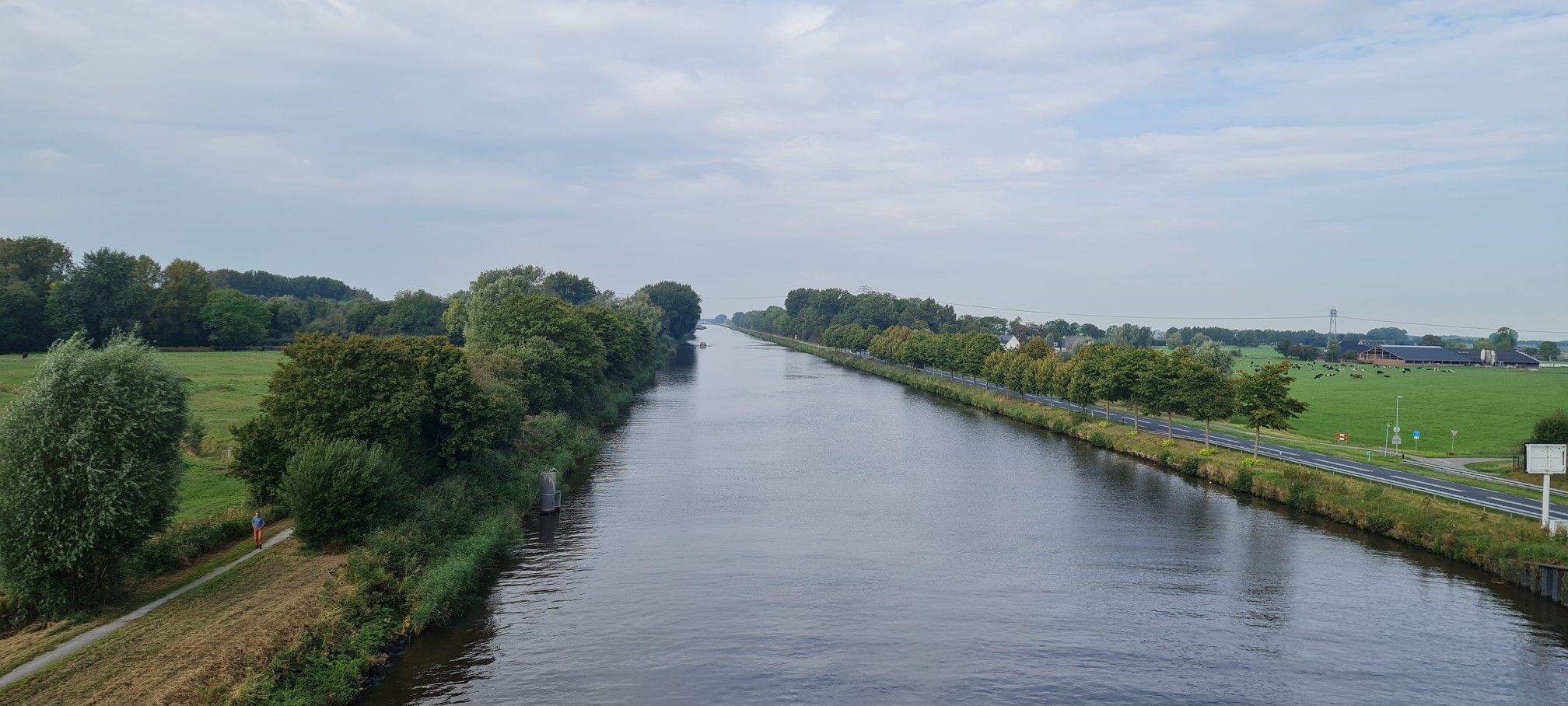 Mooi uitzicht over het Van Starkenborghkanaal