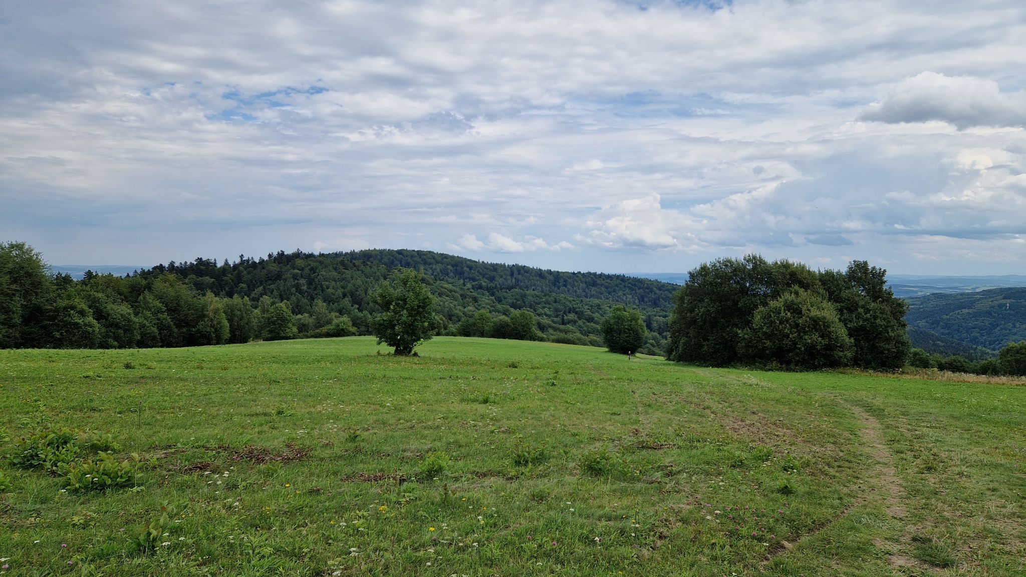 widok na glorietke i mogile