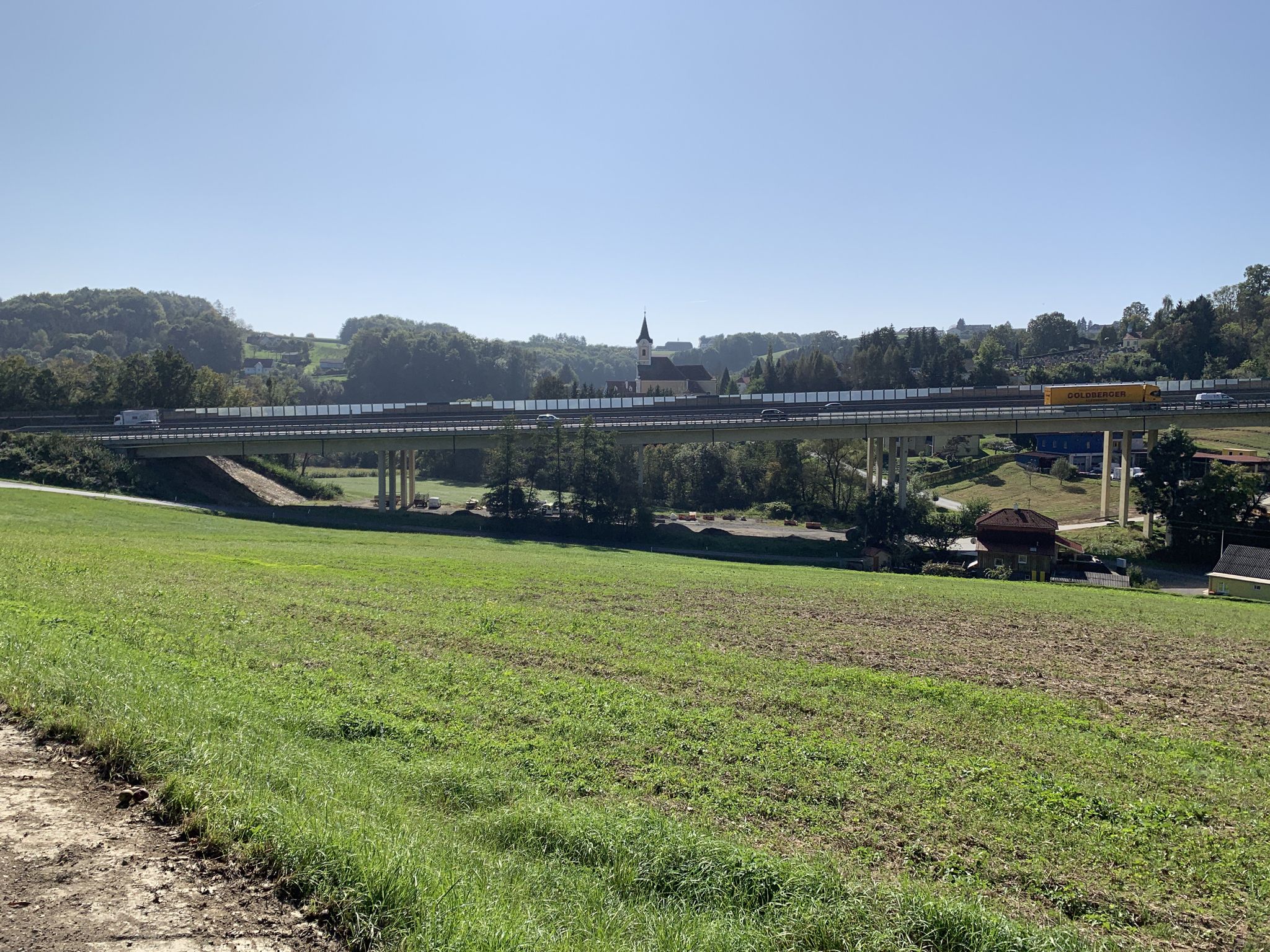 Autobahnbrücke bei Nestelbach