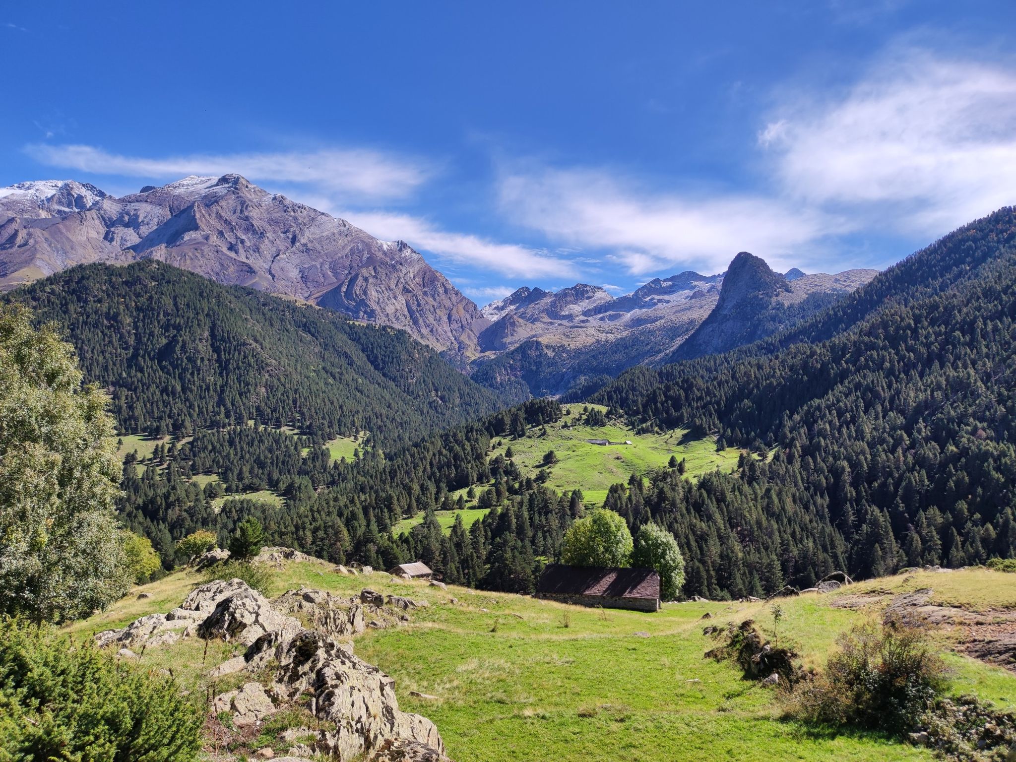 Blick vom Refugio de Viados