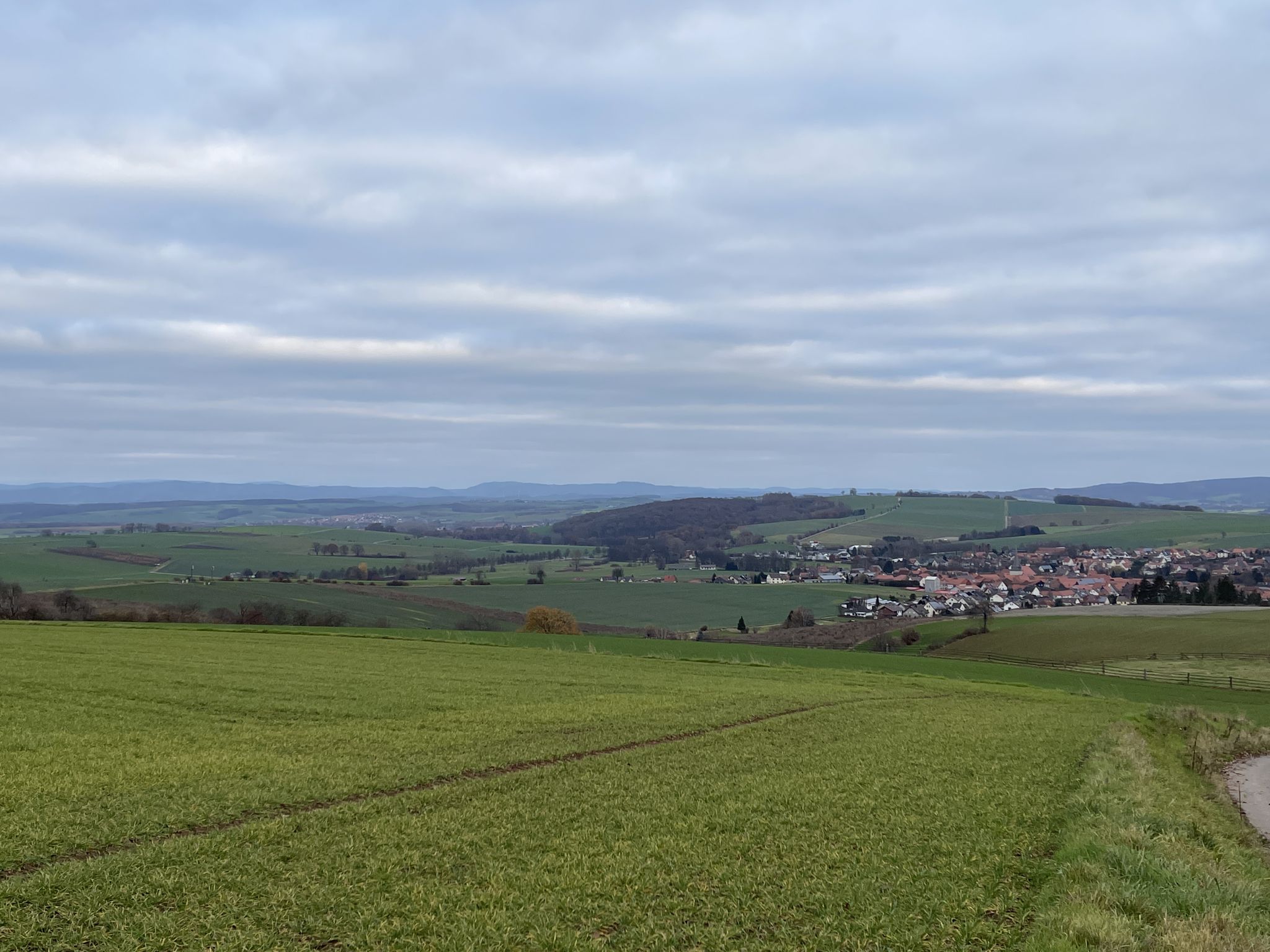 29.11.20: Harz und Nesselröden von Westen