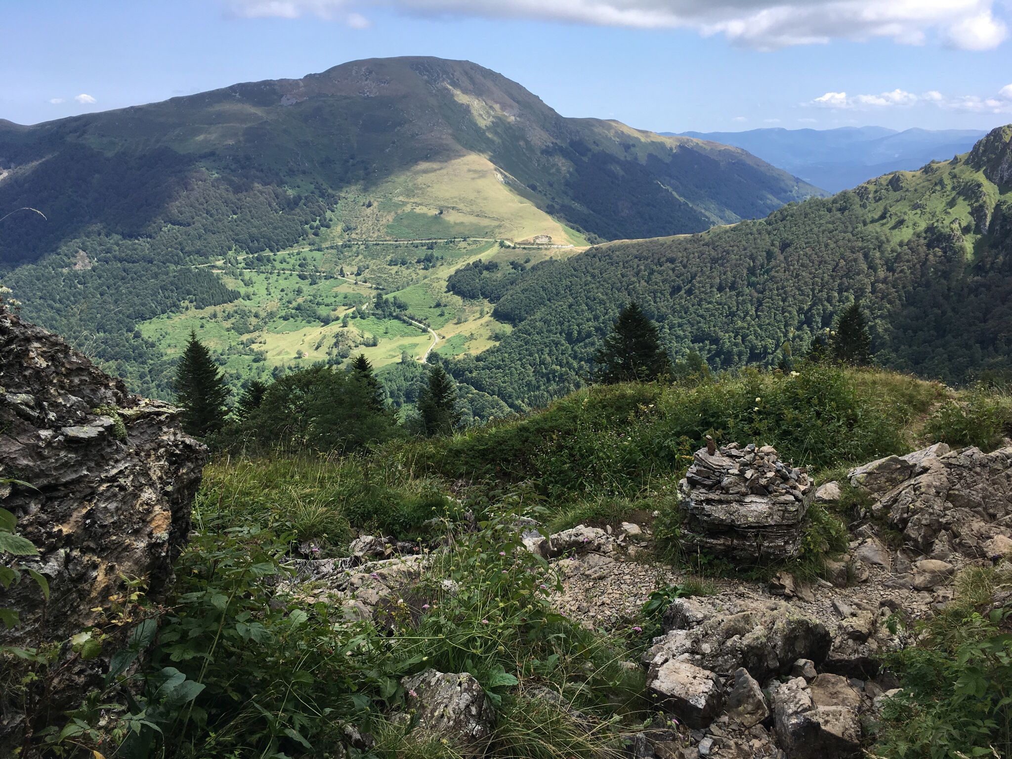 Col de la Core in Sicht
