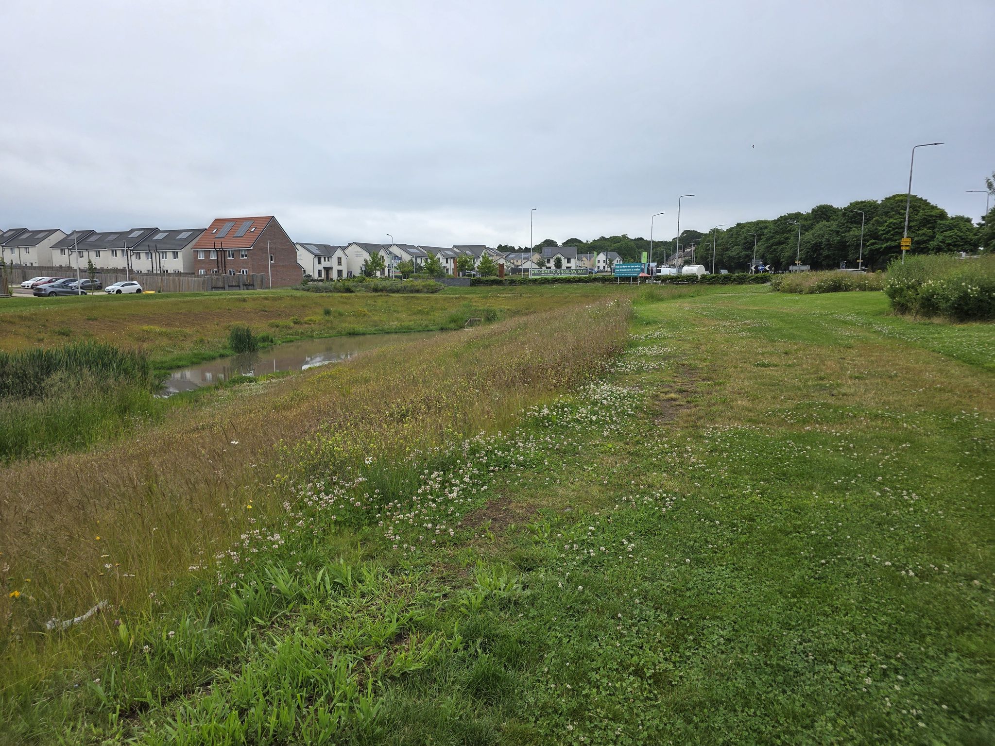 Kingslaw Gait SuDS area