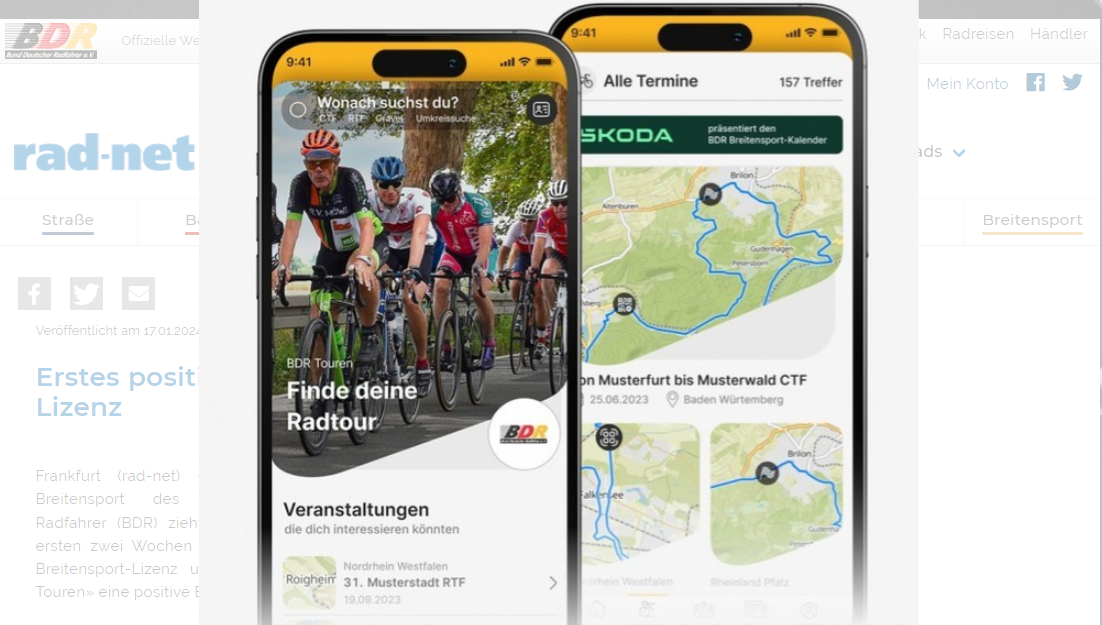 German Cycling (BDR) - Permanente Strecken | Komoot