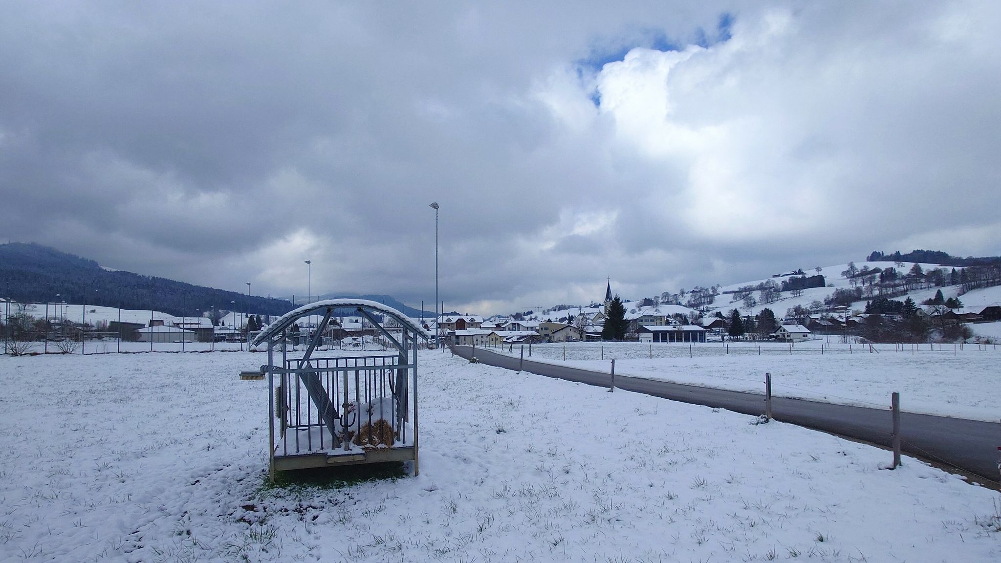Am Rande vom Dorf Plaffeien
