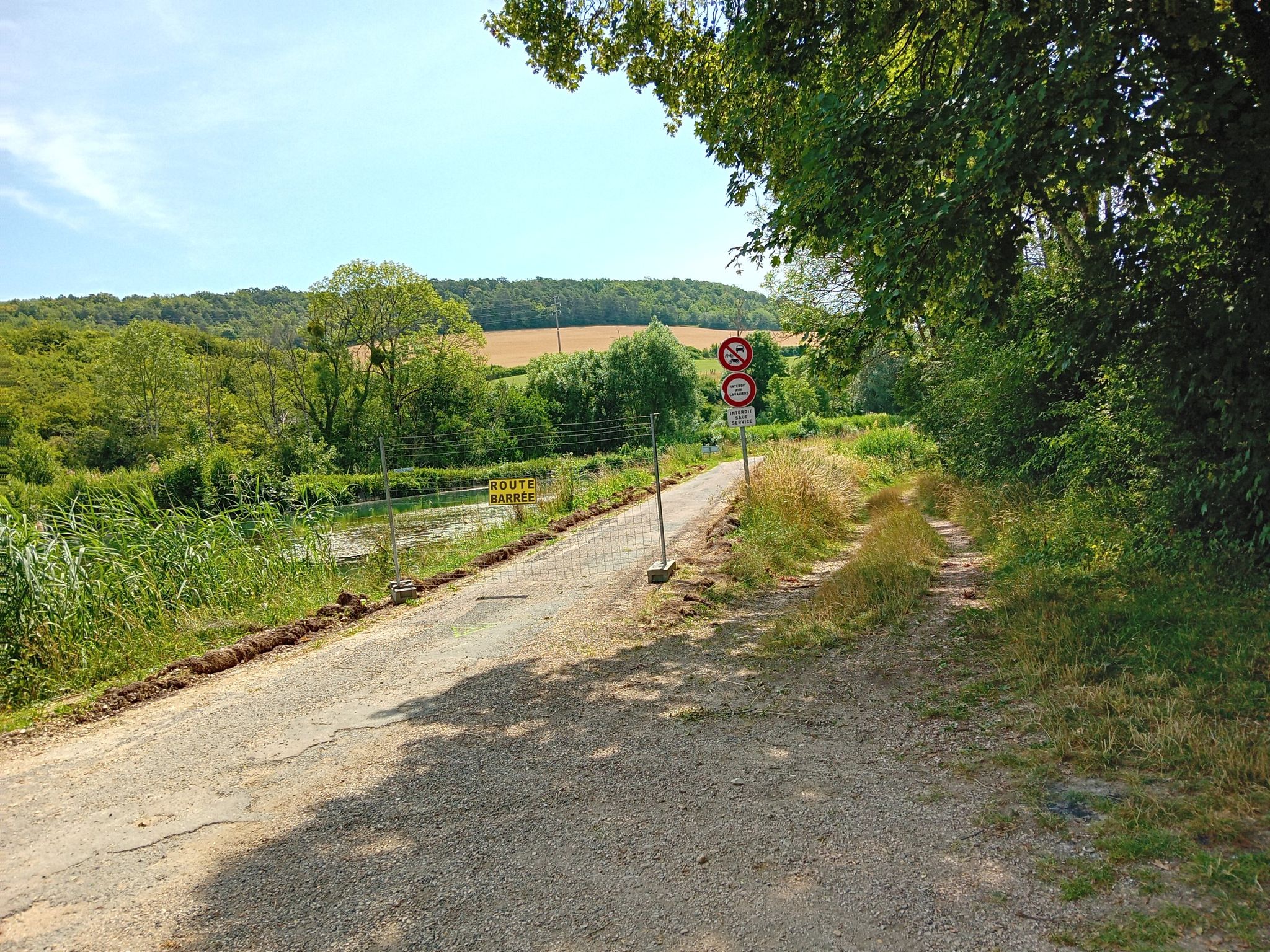 des routes barrées...